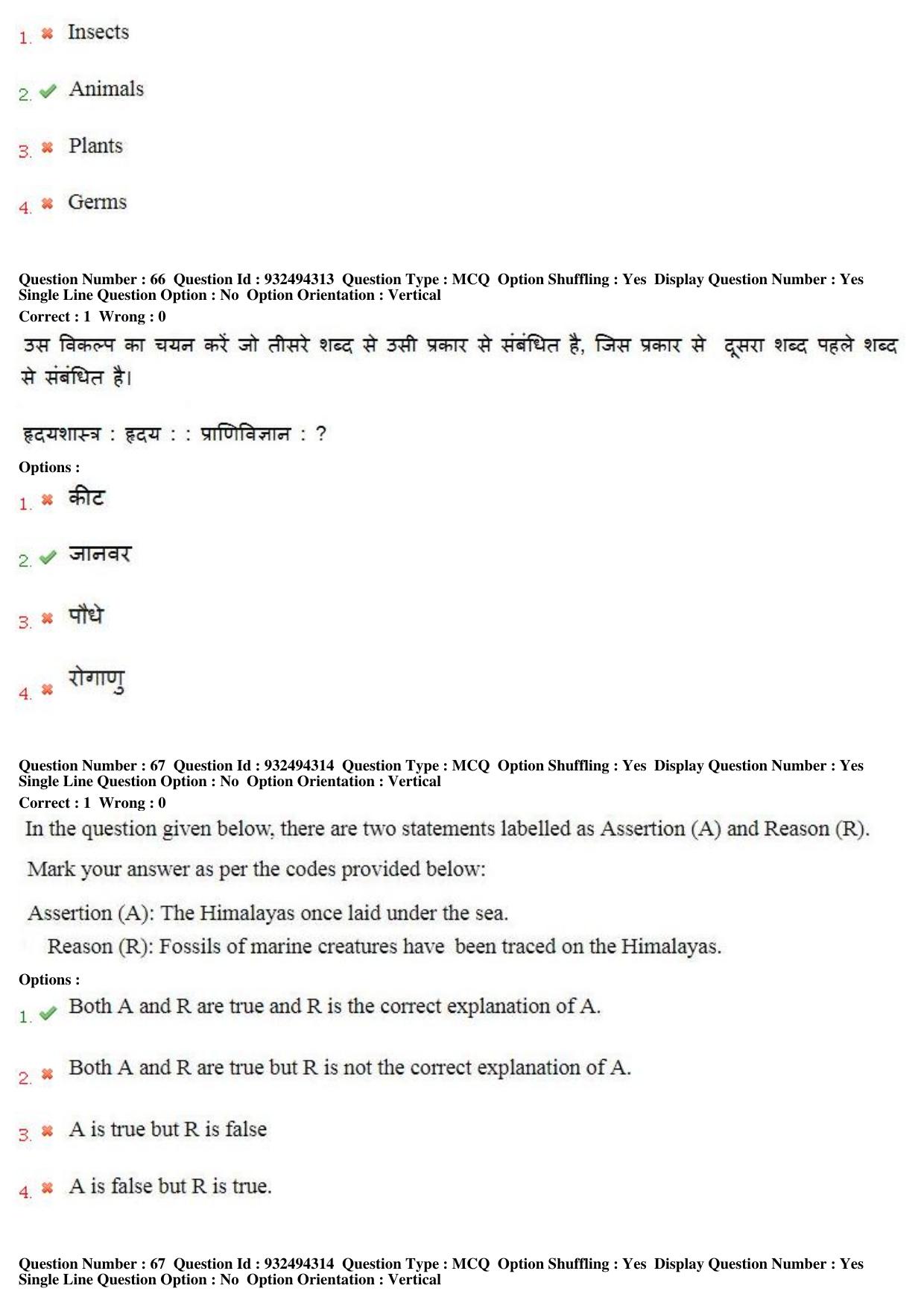MP CPCT 05th August 2018 CPCT Question Paper Shift 1 - Page 47