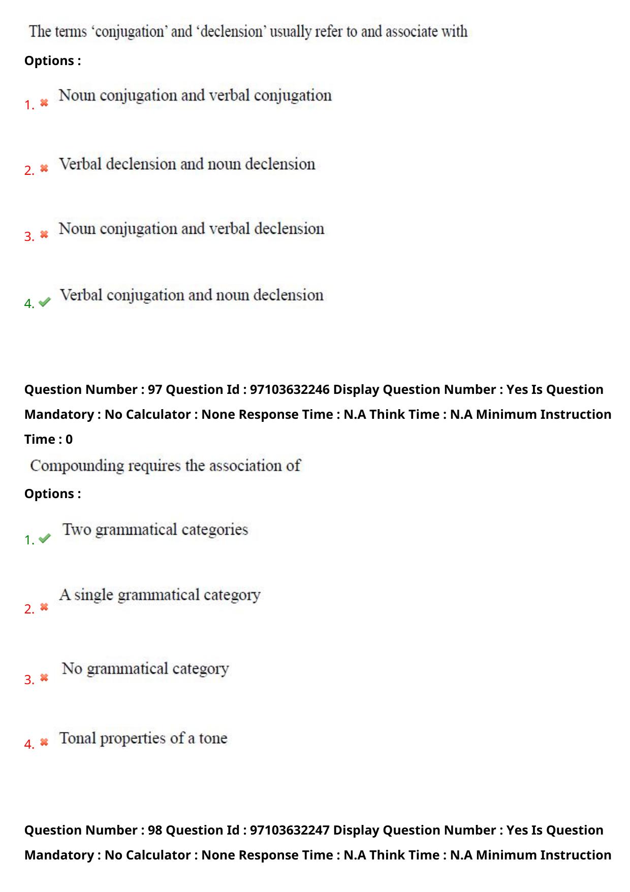 AP RCET 2024 Linguistics Question Paper (03-05-2024 (Friday) Session-II) - Page 56