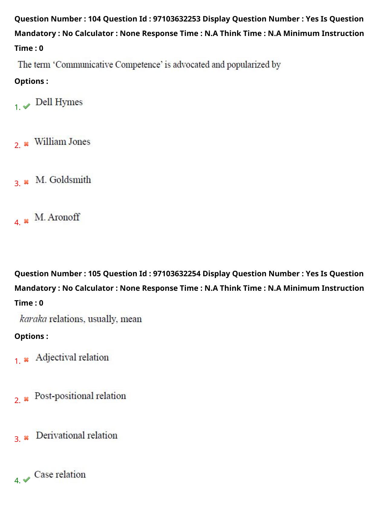 AP RCET 2024 Linguistics Question Paper (03-05-2024 (Friday) Session-II) - Page 60