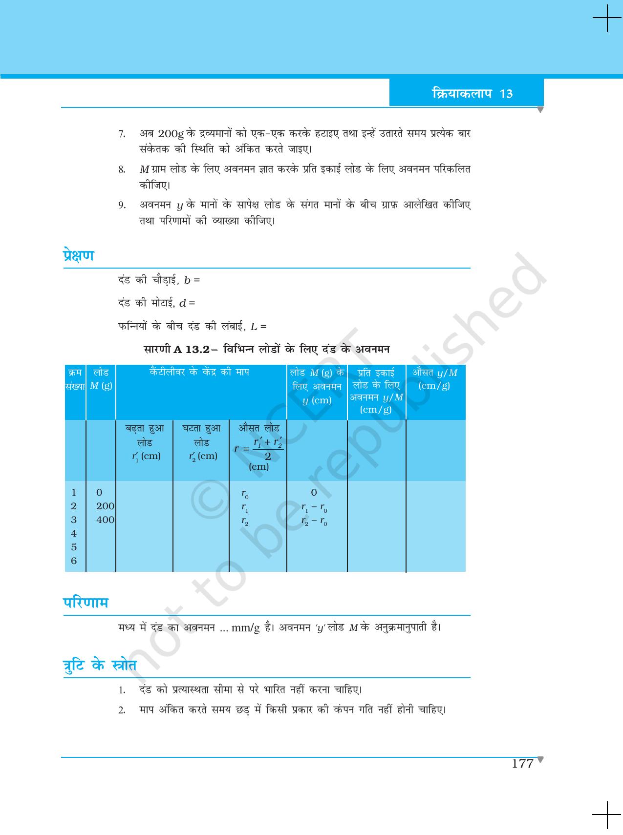 NCERT Laboratory Manuals for Class XI भौतिकी - क्रियाकलाप (6 - 13) - Page 28