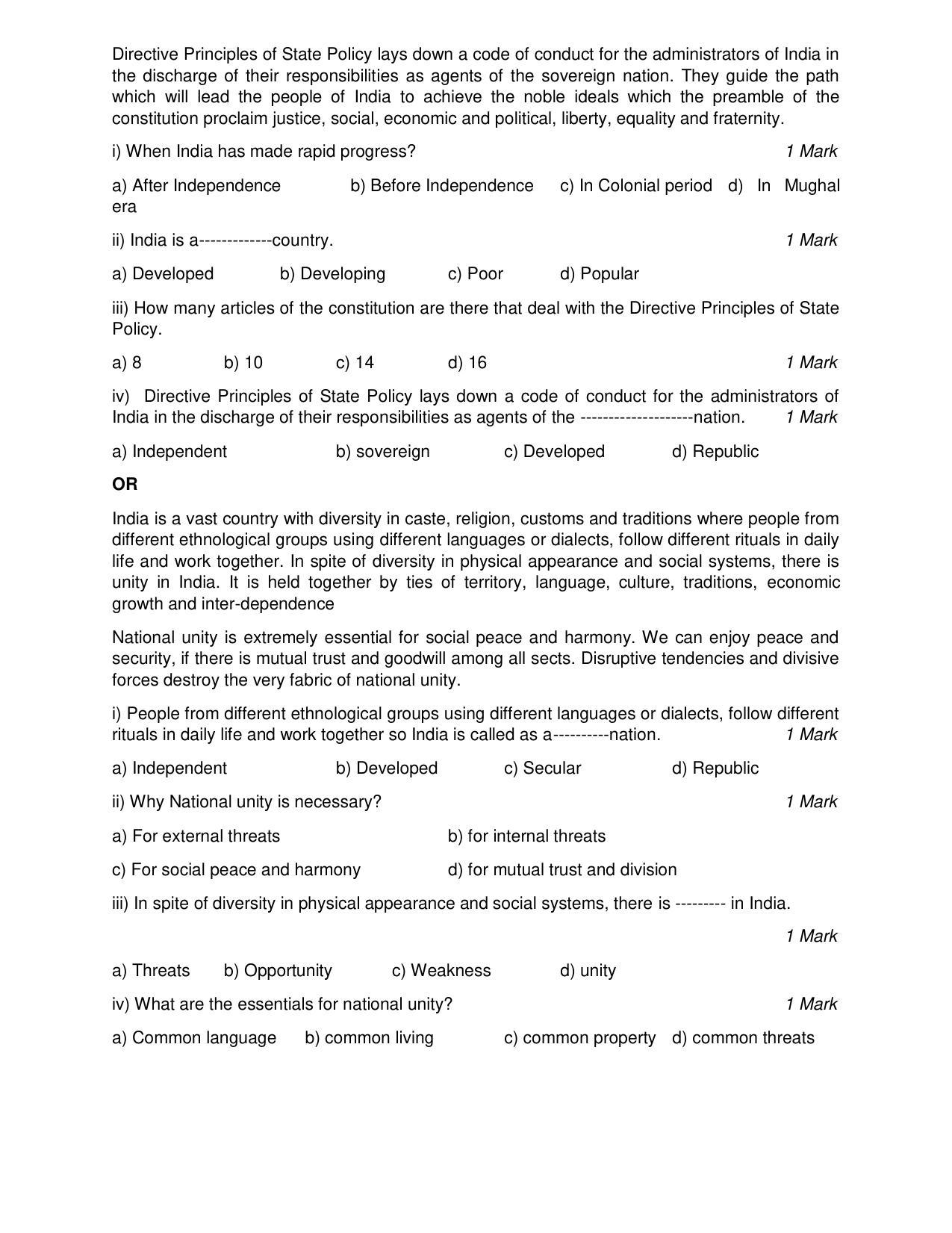 CBSE Class 12 NCC Sample Paper 2023 - Page 3
