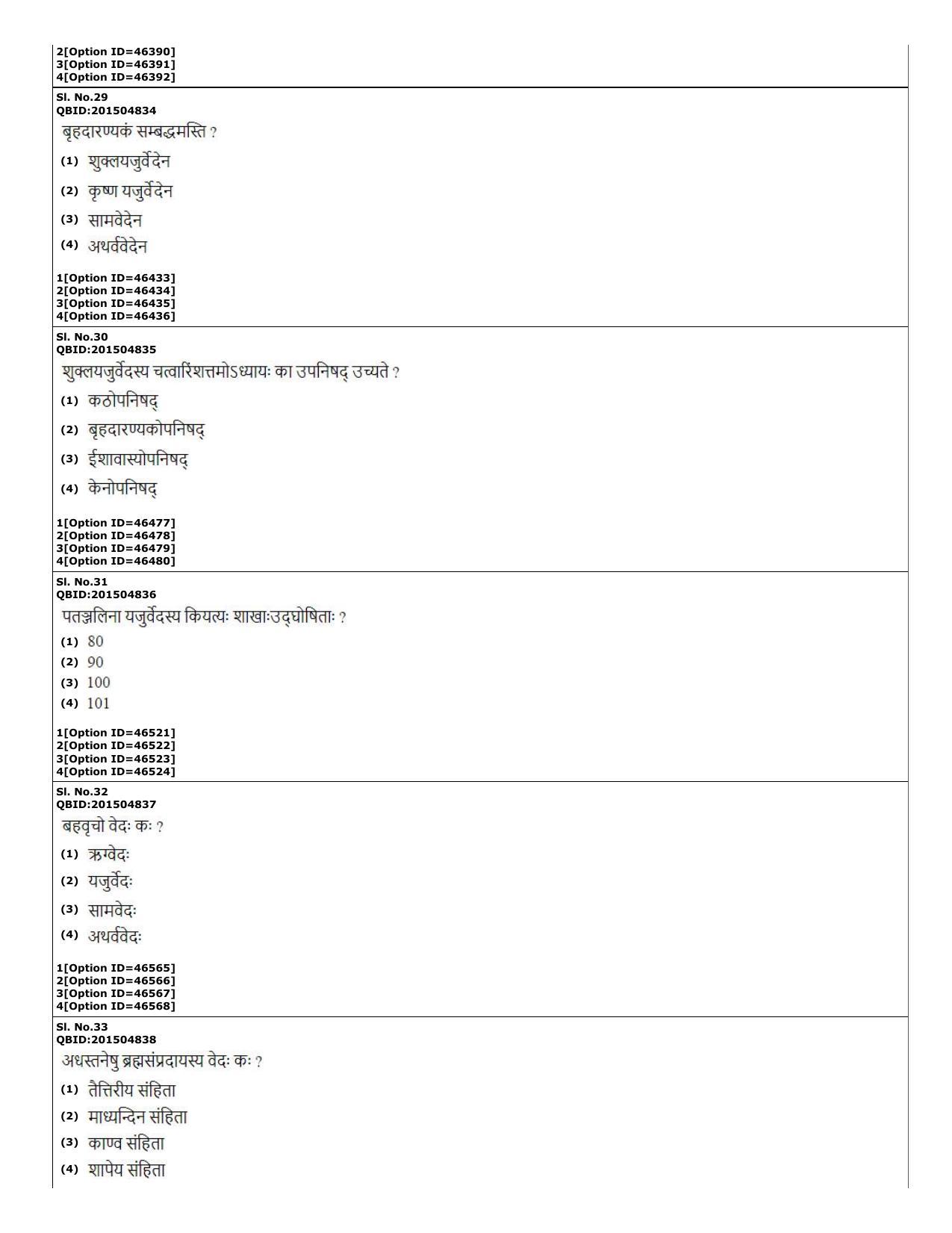 CUET (PG) 2022: PGQP-78 Shukla Yajurveda (11-09-2022) Question Paper - Page 12