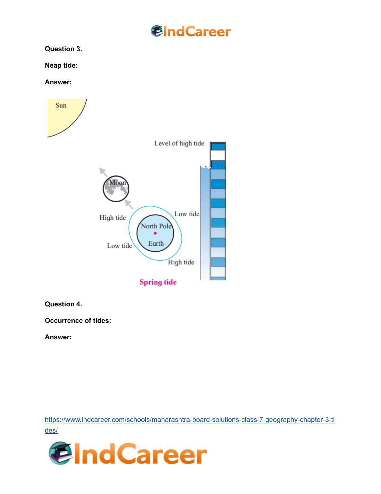Maharashtra Board Solutions Class 7-Geography: Chapter 3- Tides - Page 26