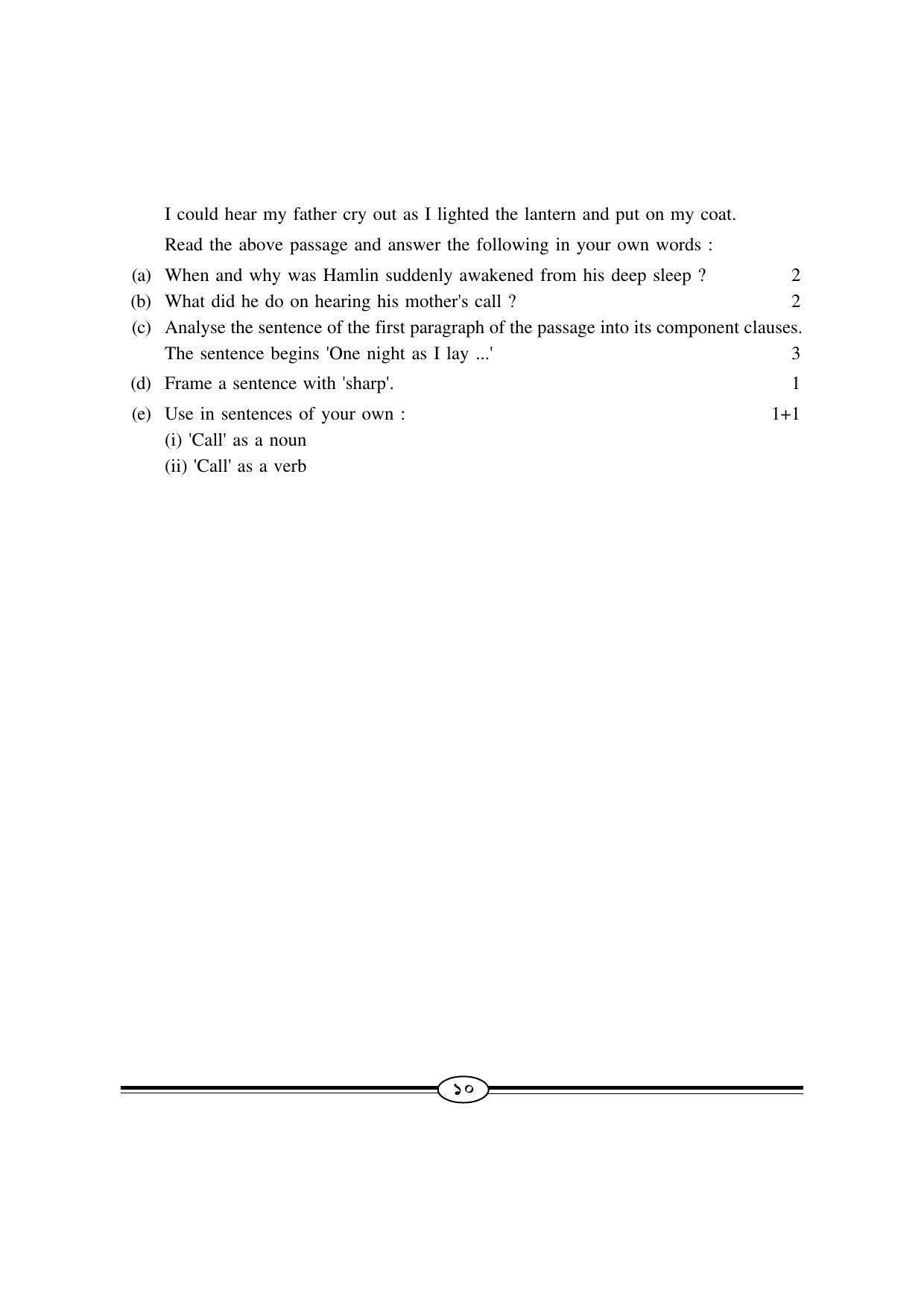 WBBSE Class X Syllabus Class X (English 1st Language) - Page 2