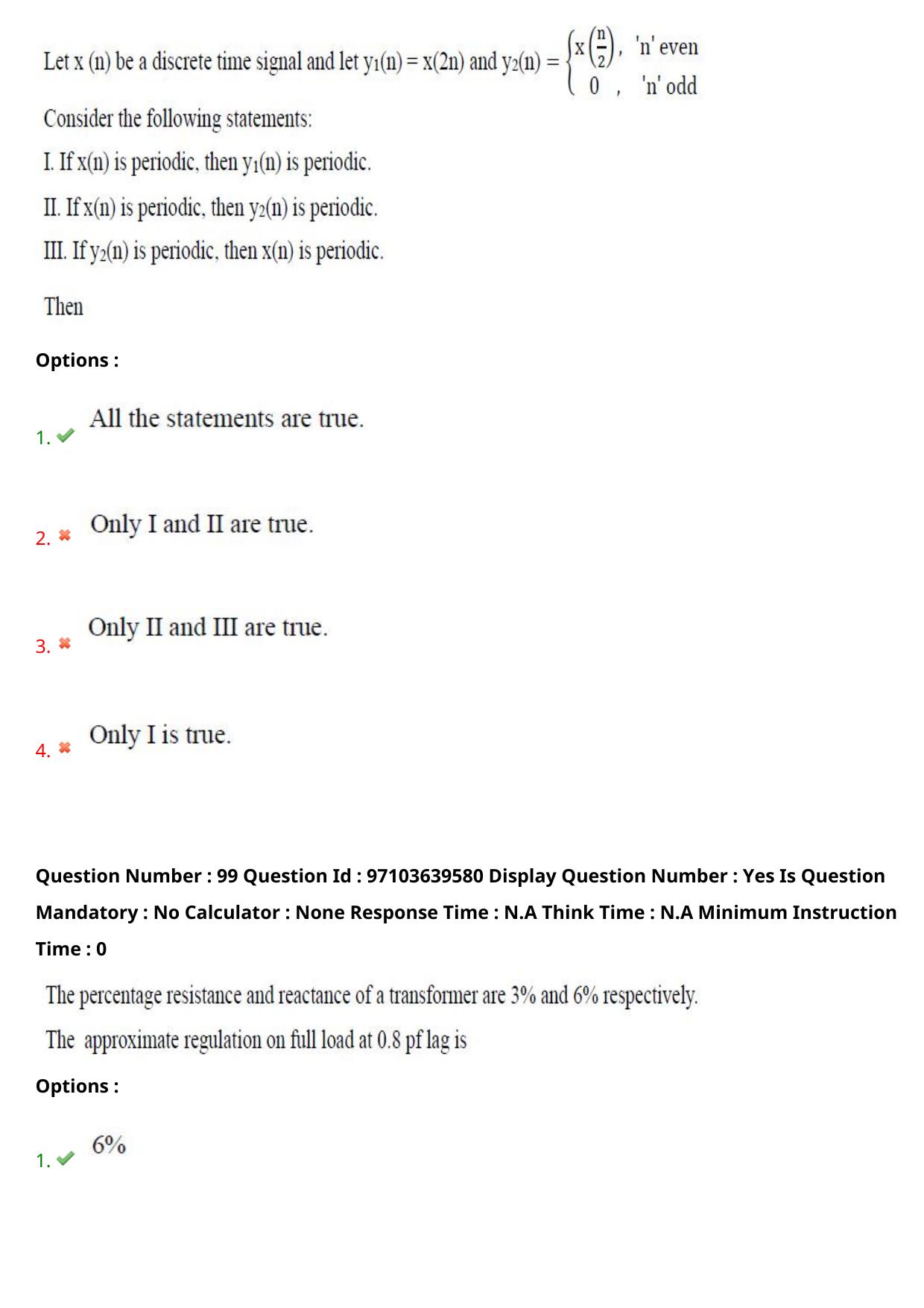 AP RCET 2024 Electrical and Electronics Engineering Question Paper (05-05-2024 (Sunday) Session-I) - Page 61