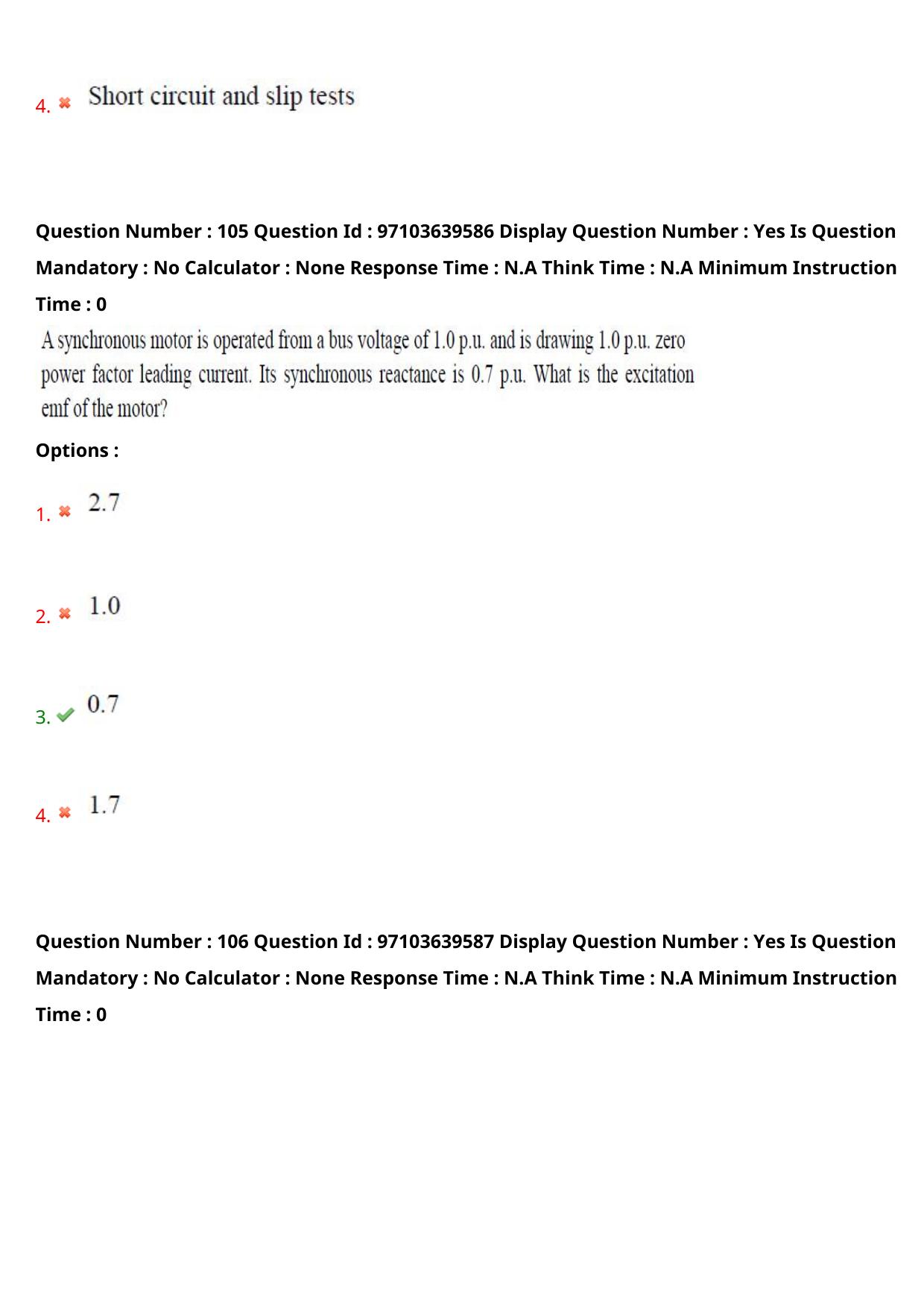 AP RCET 2024 Electrical and Electronics Engineering Question Paper (05-05-2024 (Sunday) Session-I) - Page 65
