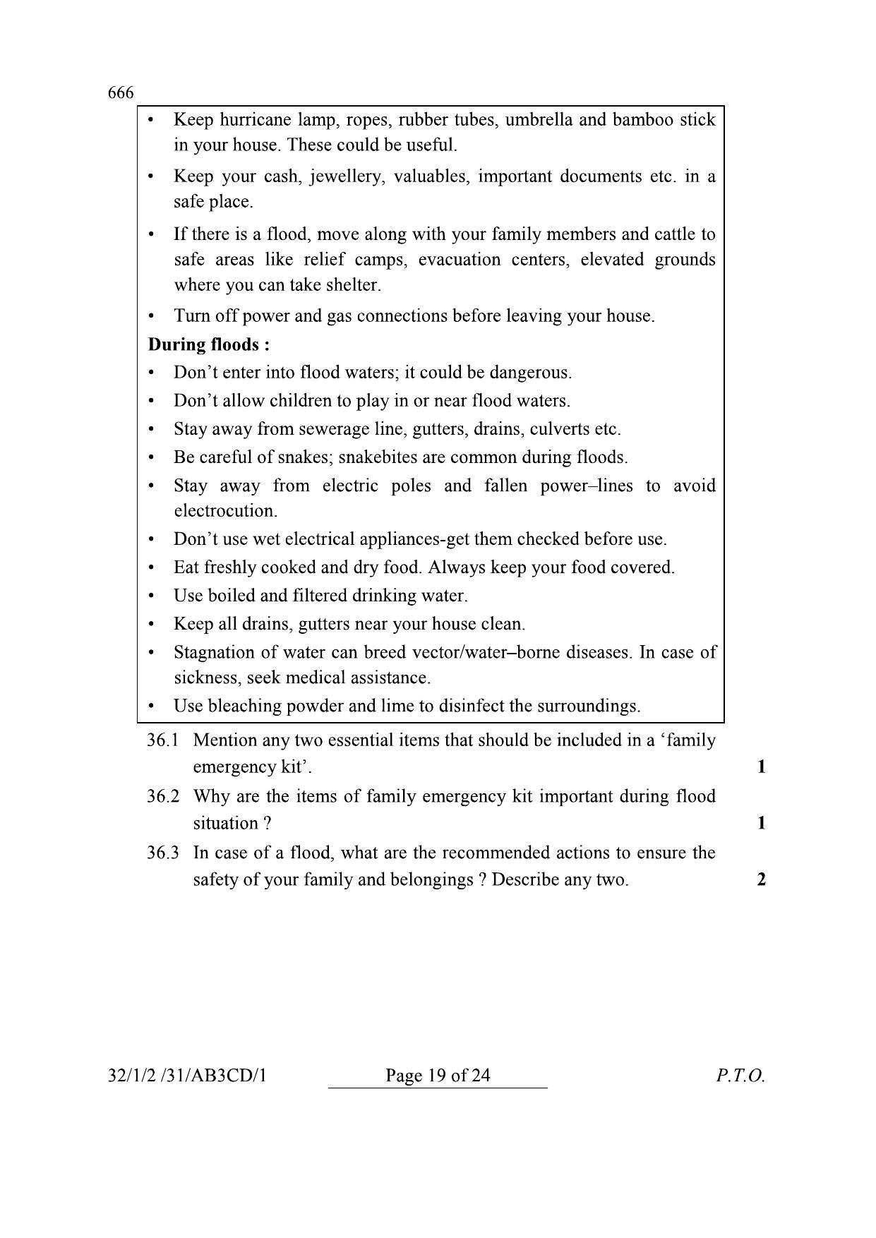 CBSE Class 10 32-1-2 Social Science 2024 Question Paper - Page 19