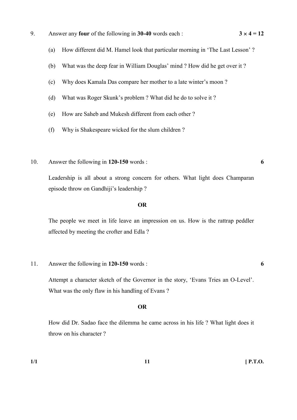 CBSE Class 12 1-1_ English 2017-comptt Question Paper - Page 11