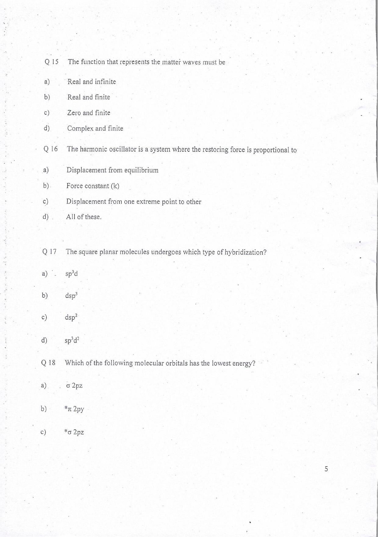 KUET 2024 BE/BTech Lateral Entry Question Paper - Page 6