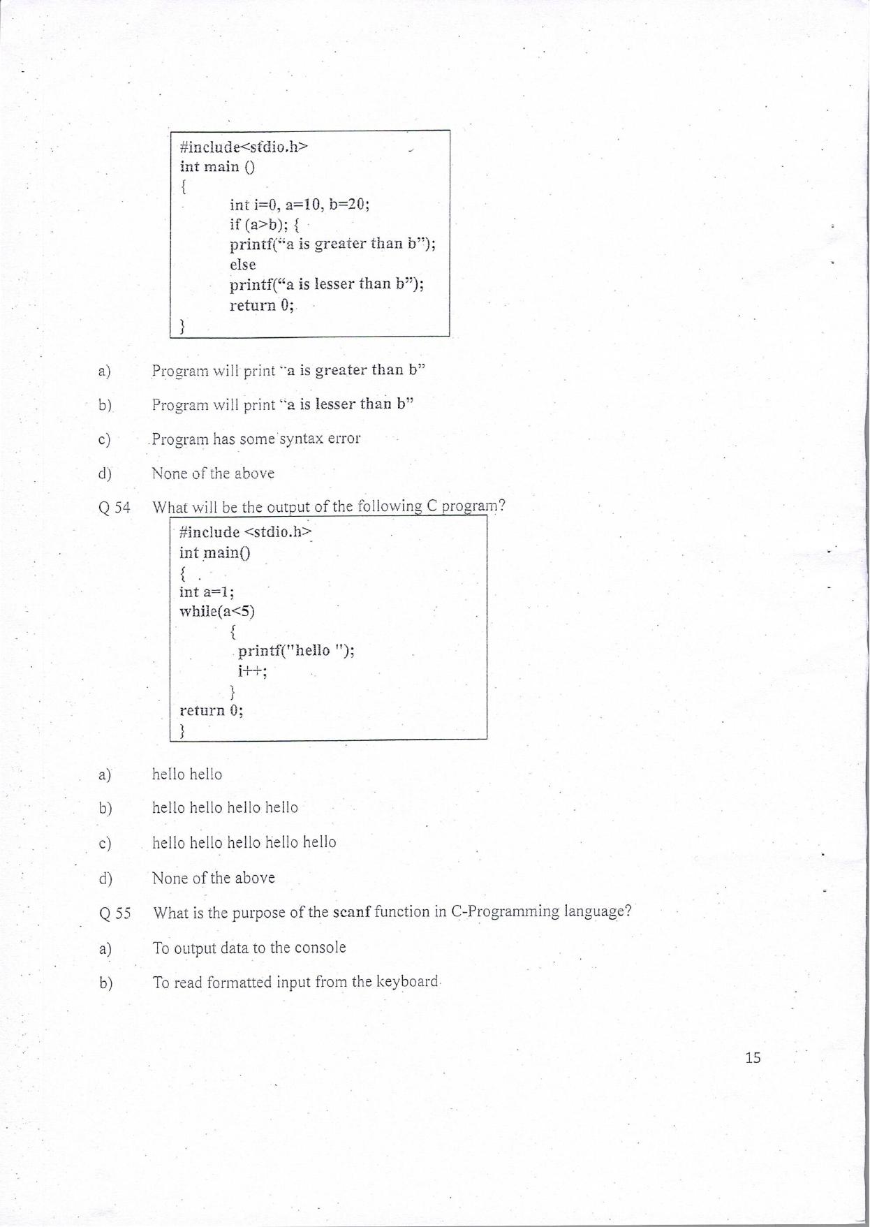 KUET 2024 BE/BTech Lateral Entry Question Paper - Page 16