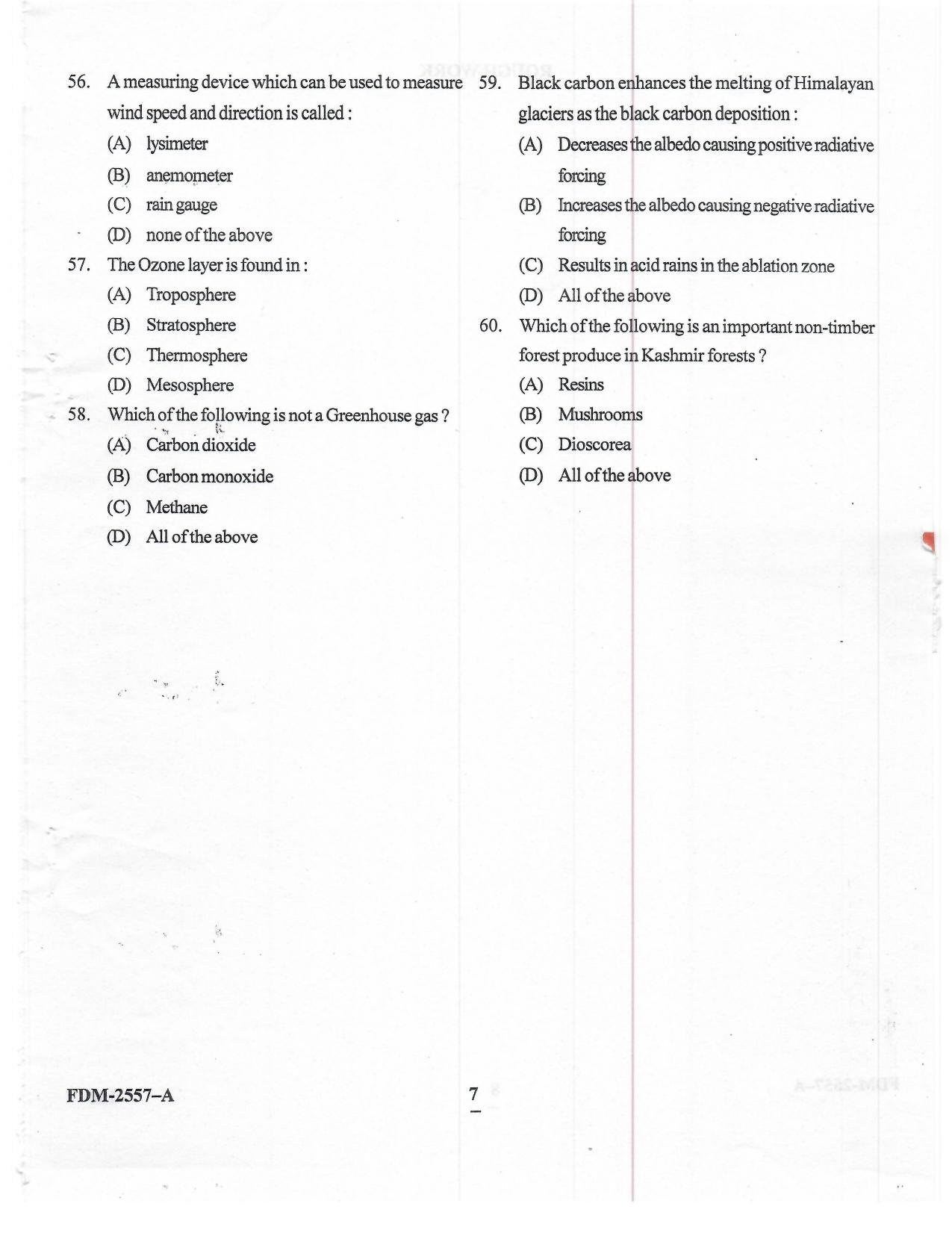 KUET 2023 M.Sc Geoinformatics Question Paper - Page 33