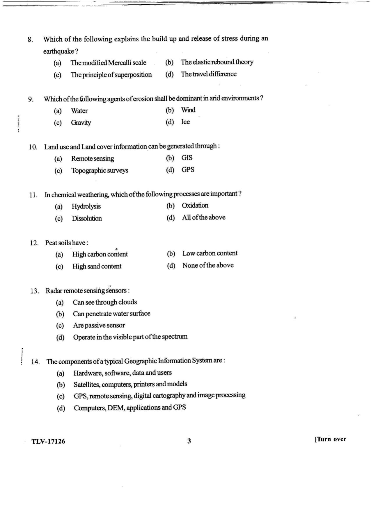 KUET 2023 M.Sc Geoinformatics Question Paper - Page 68