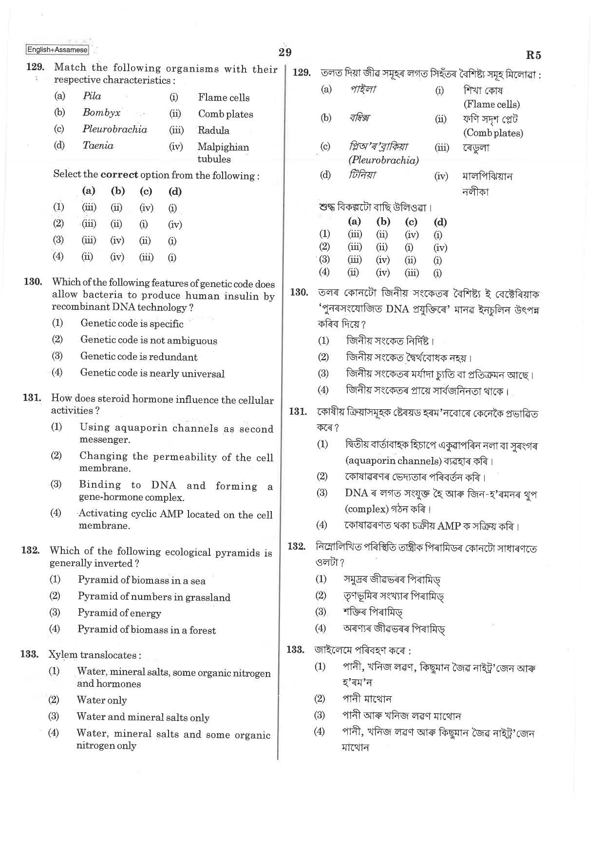 NEET R5 2019 Question Paper - Page 29
