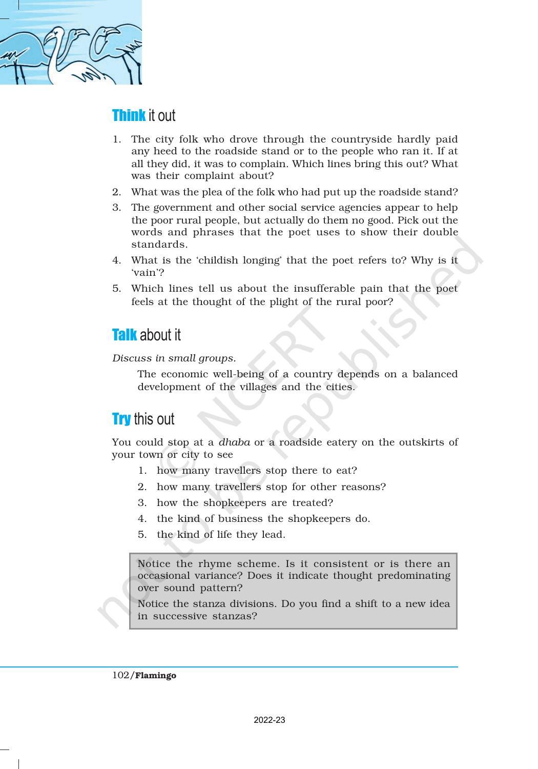 NCERT Book for Class 12 English Chapter 5 A Roadside Stand - Page 3
