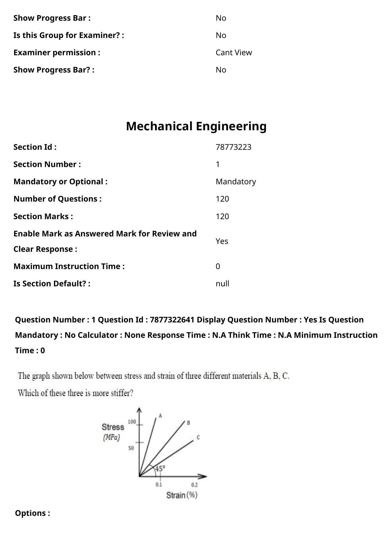 AP PGECET 2023 ME - MECHANICAL ENGINEERING Question Paper with Preliminary Key - Page 2