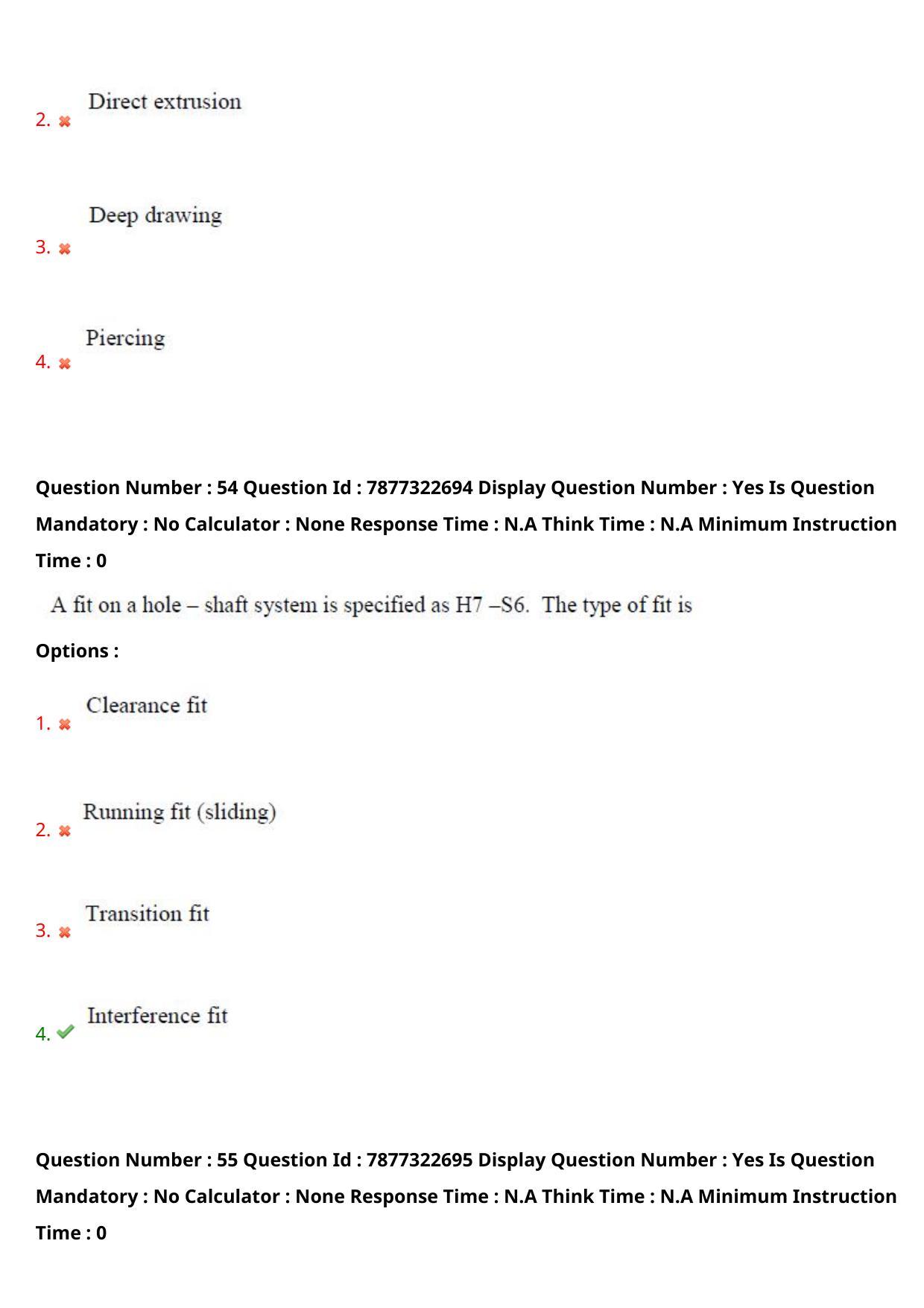 AP PGECET 2023 ME - MECHANICAL ENGINEERING Question Paper with Preliminary Key - Page 35
