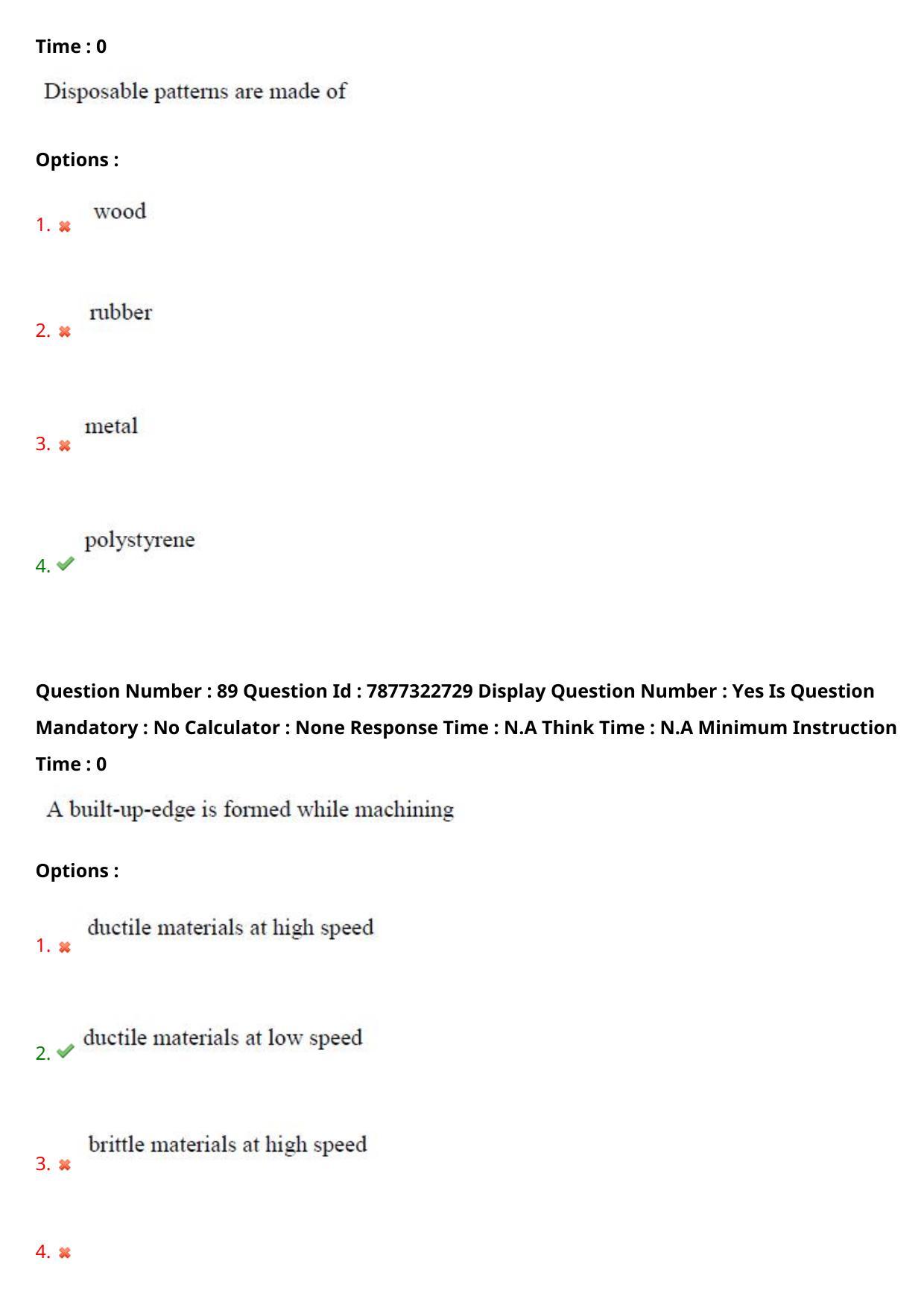 AP PGECET 2023 ME - MECHANICAL ENGINEERING Question Paper with Preliminary Key - Page 56