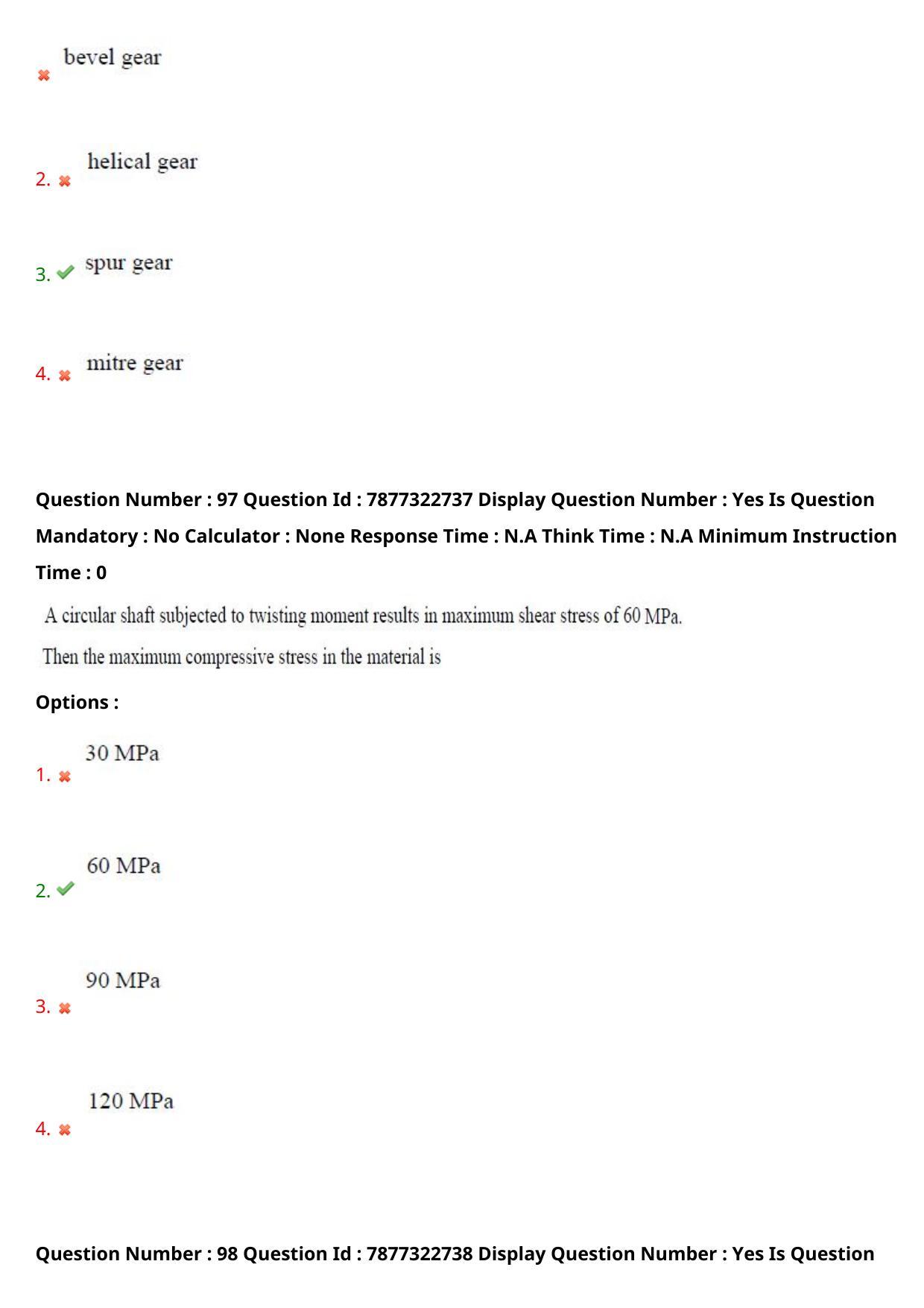 AP PGECET 2023 ME - MECHANICAL ENGINEERING Question Paper with Preliminary Key - Page 61
