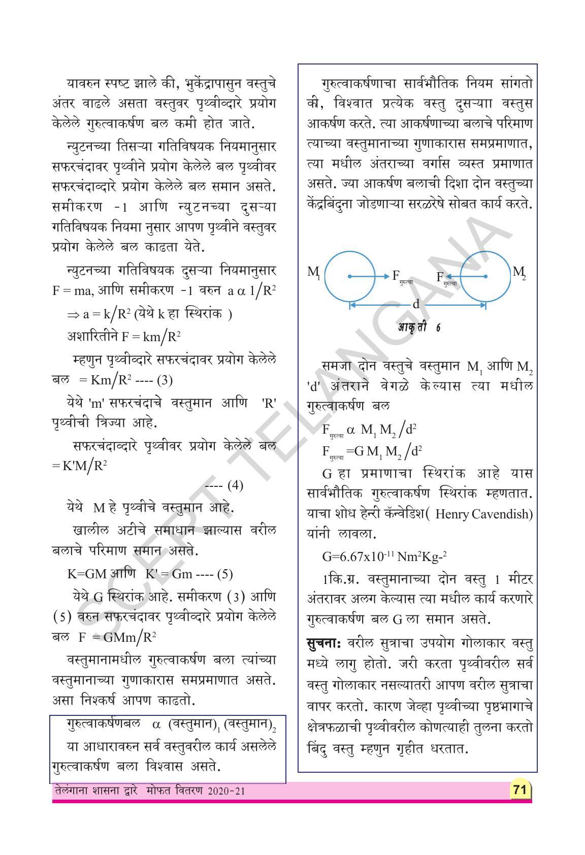 TS SCERT Class 9 Physical Science(Marathi Medium) Text Book - Page 83