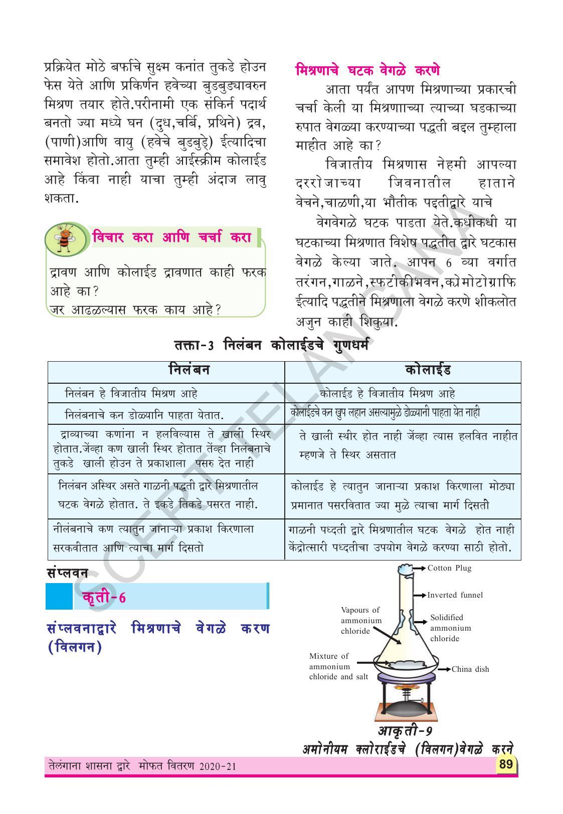 TS SCERT Class 9 Physical Science(Marathi Medium) Text Book - Page 101