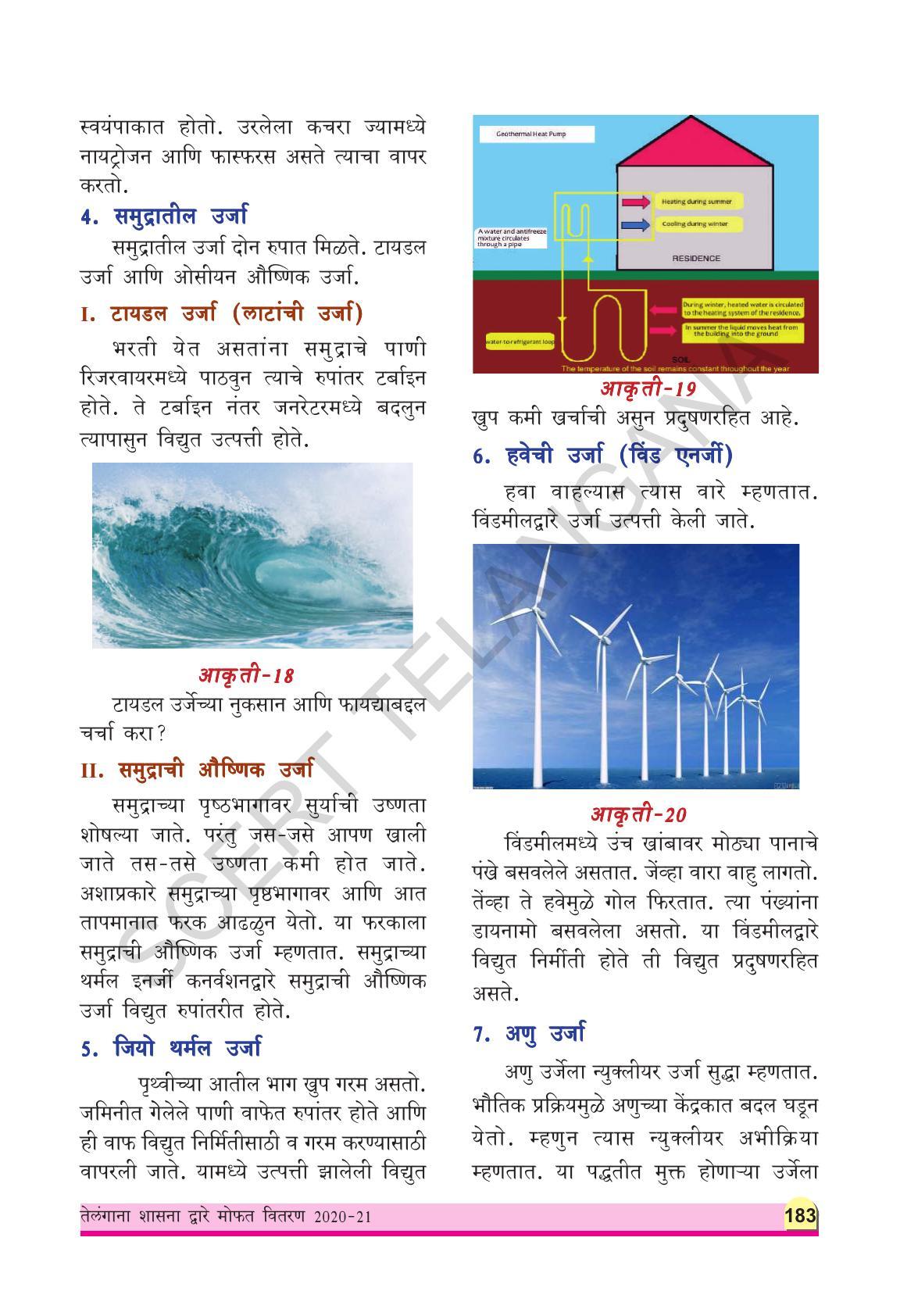 TS SCERT Class 9 Physical Science(Marathi Medium) Text Book - Page 195