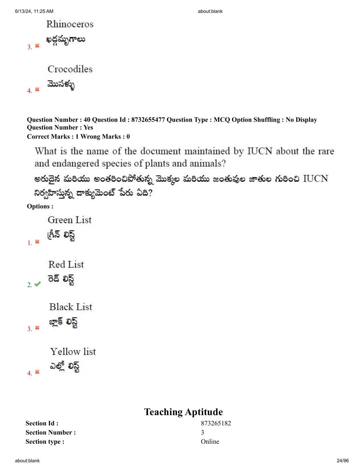 AP EDCET 2024 Social Studies Question Paper with Answer Key (English) - Page 24