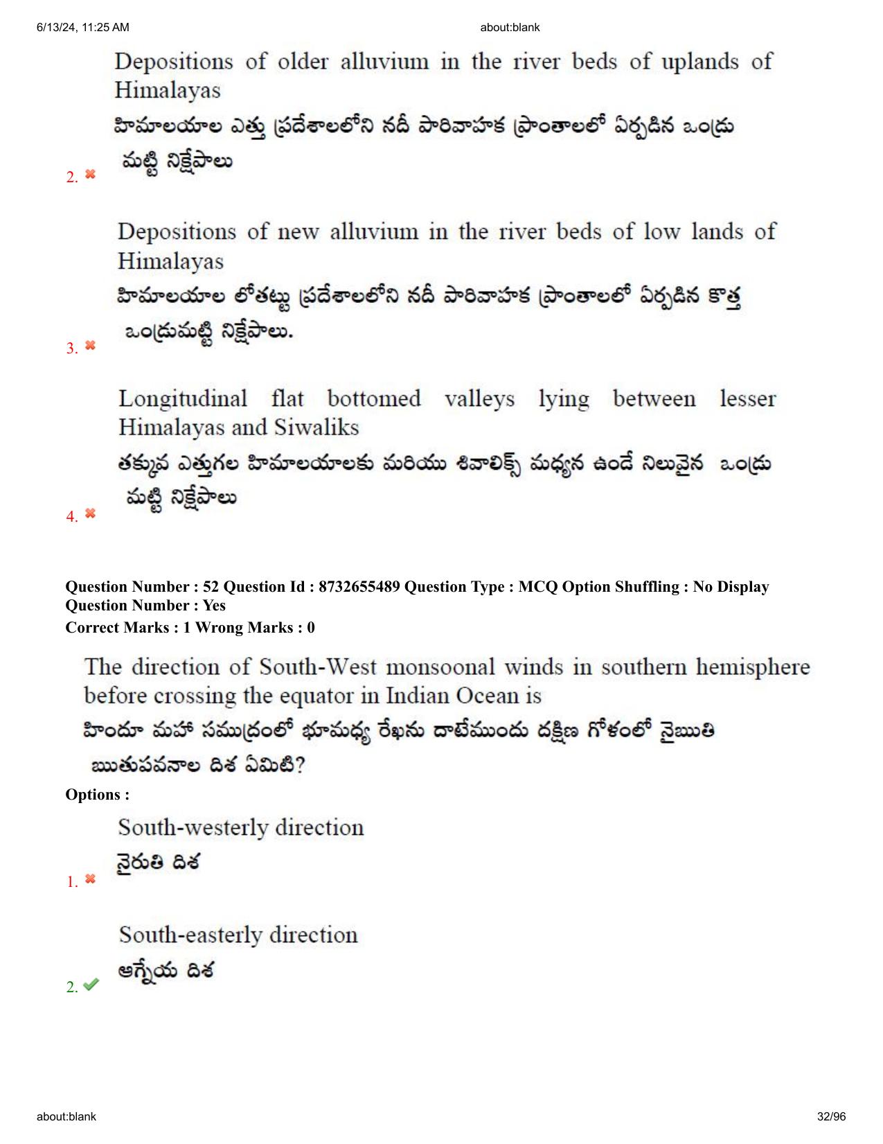 AP EDCET 2024 Social Studies Question Paper with Answer Key (English) - Page 32
