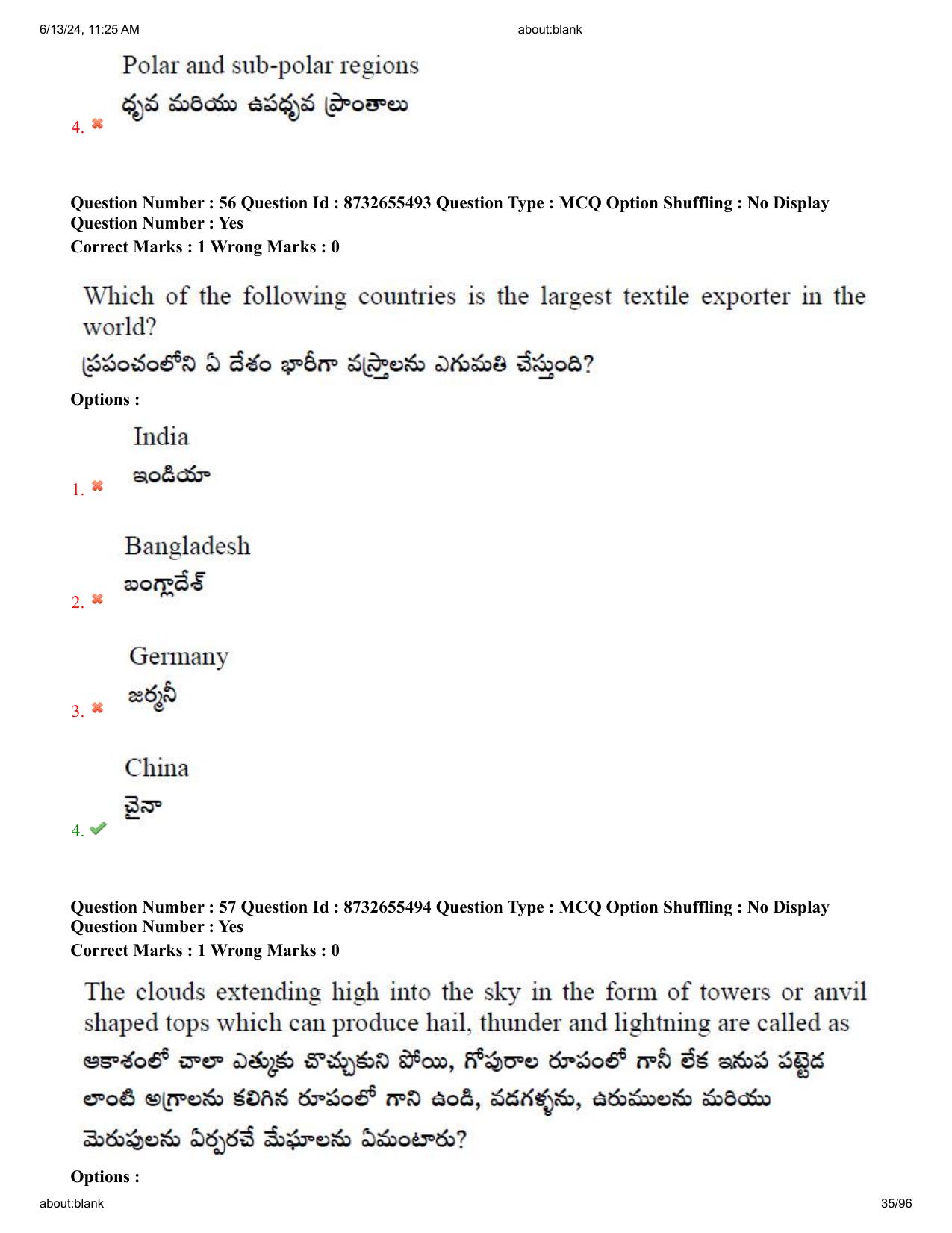 AP EDCET 2024 Social Studies Question Paper with Answer Key (English) - Page 35