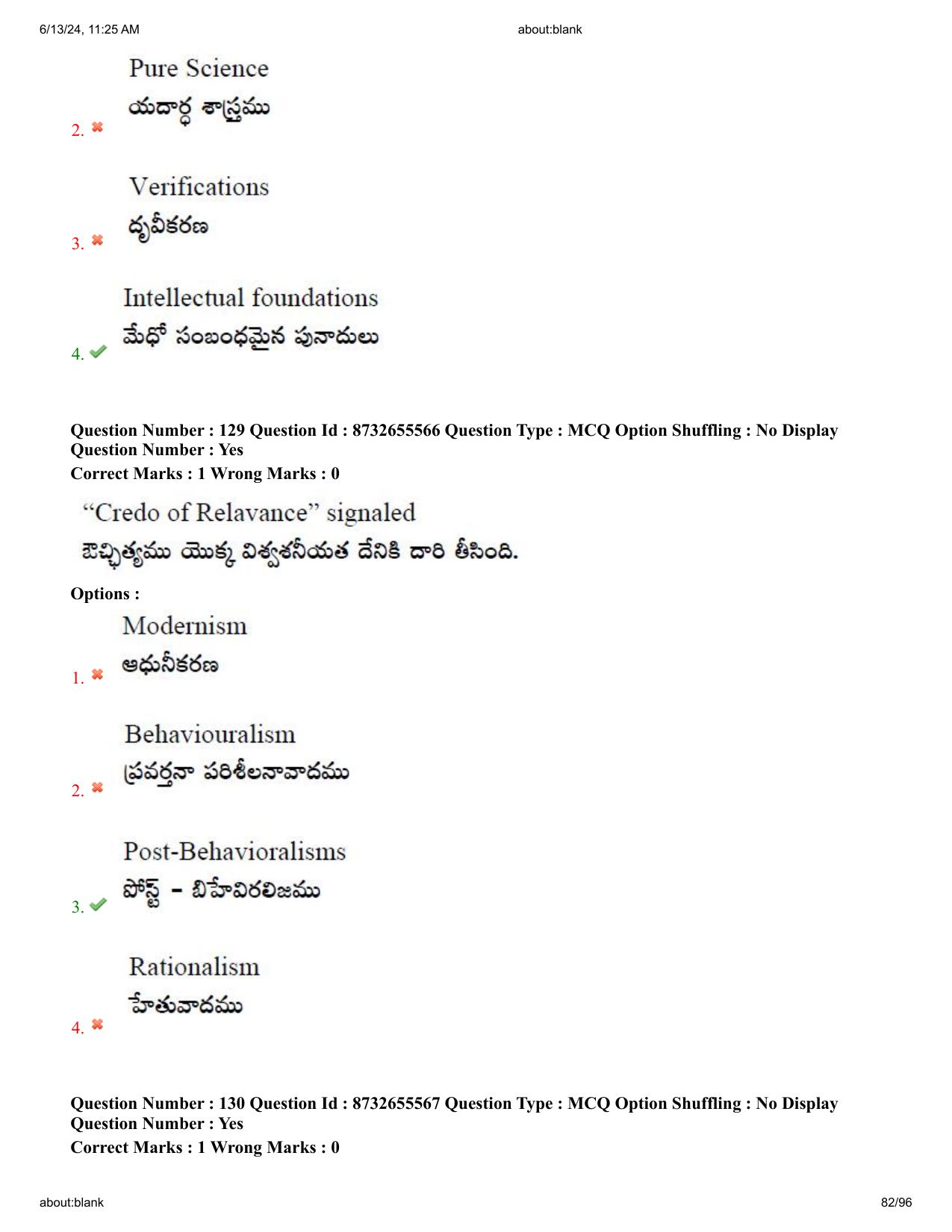 AP EDCET 2024 Social Studies Question Paper with Answer Key (English) - Page 82