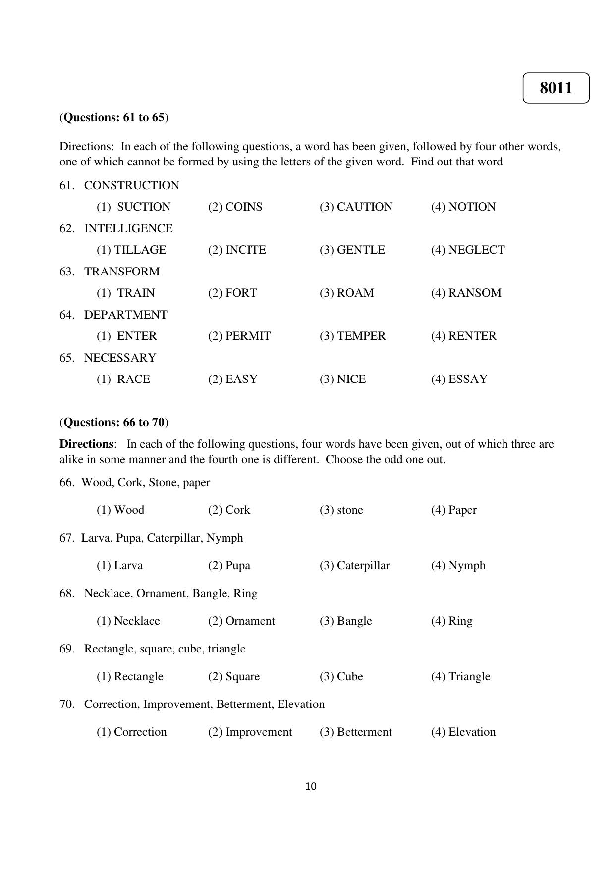 Puducherry NMMS 2023 Question Paper - Page 11