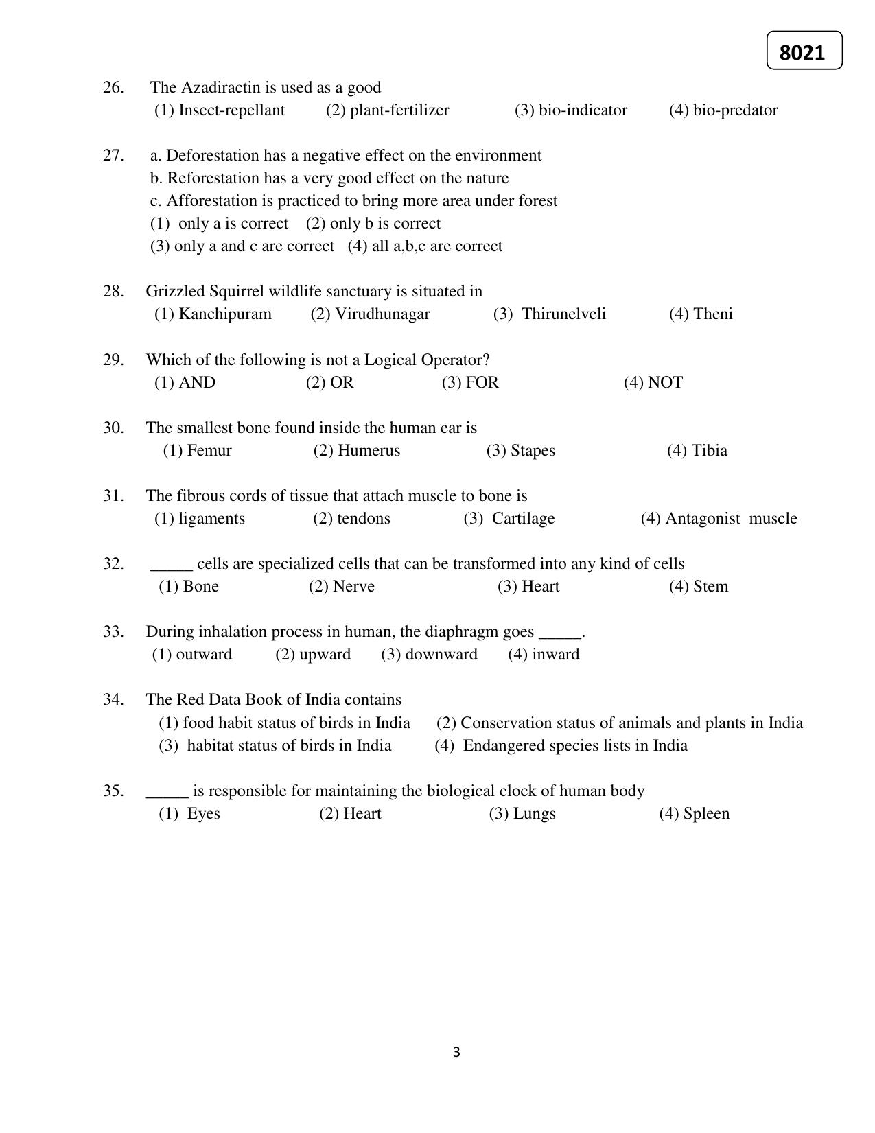 Puducherry NMMS 2023 Question Paper - Page 19