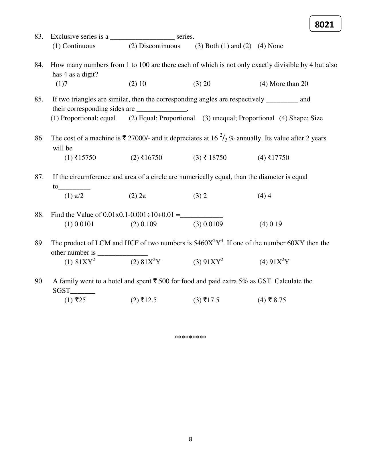 Puducherry NMMS 2023 Question Paper - Page 24