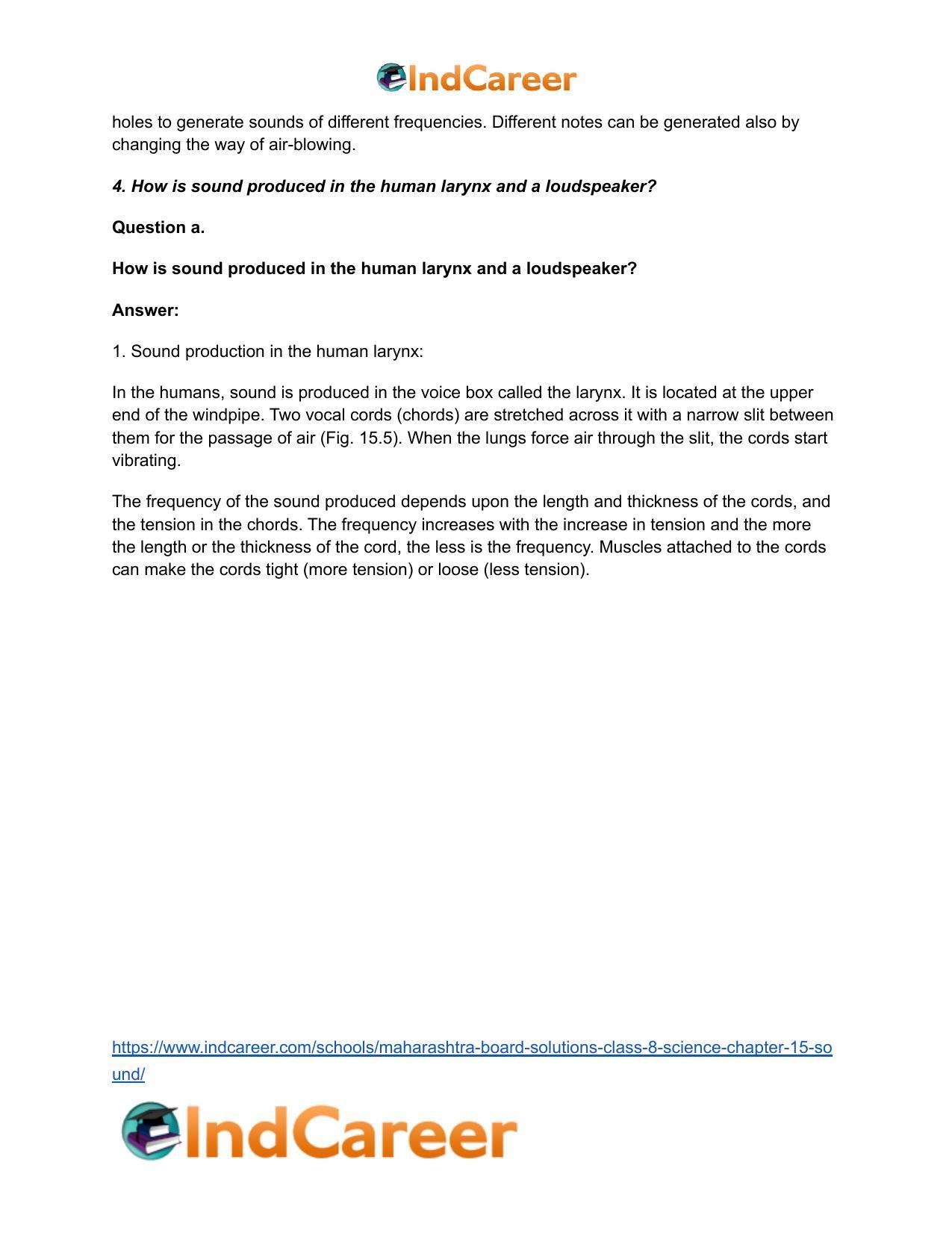 Maharashtra Board Solutions Class 8-Science: Chapter 15- Sound - Page 5