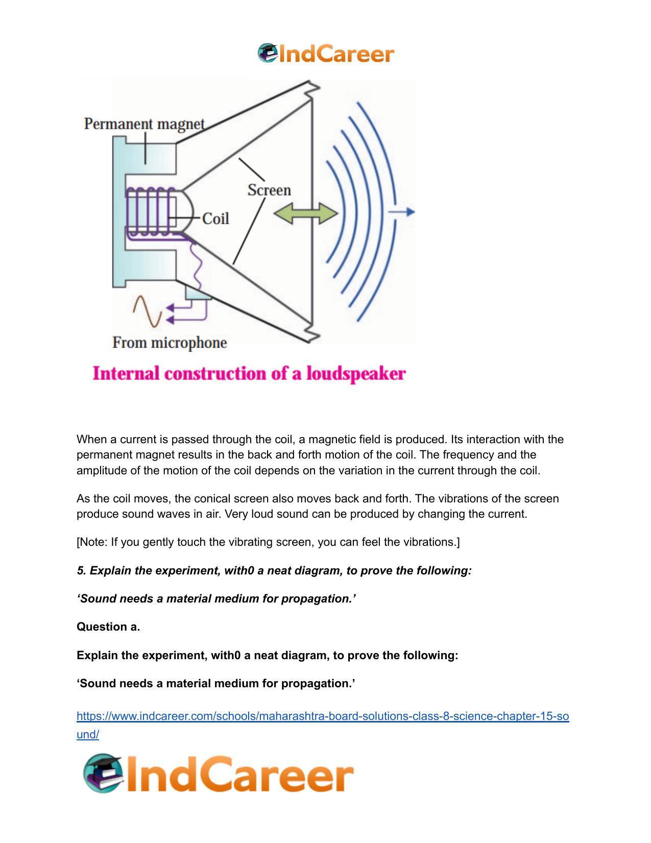Maharashtra Board Solutions Class 8-Science: Chapter 15- Sound - Page 7