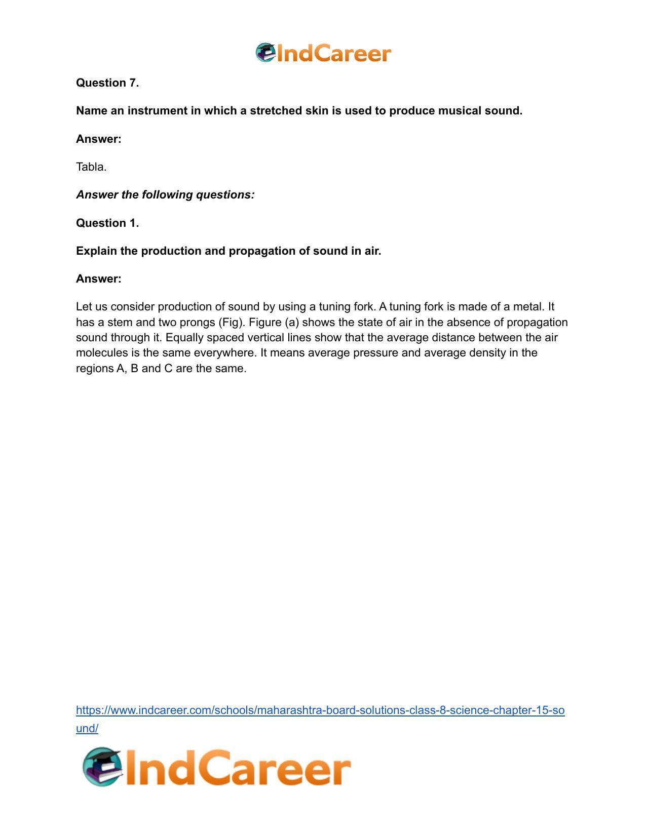 Maharashtra Board Solutions Class 8-Science: Chapter 15- Sound - Page 14