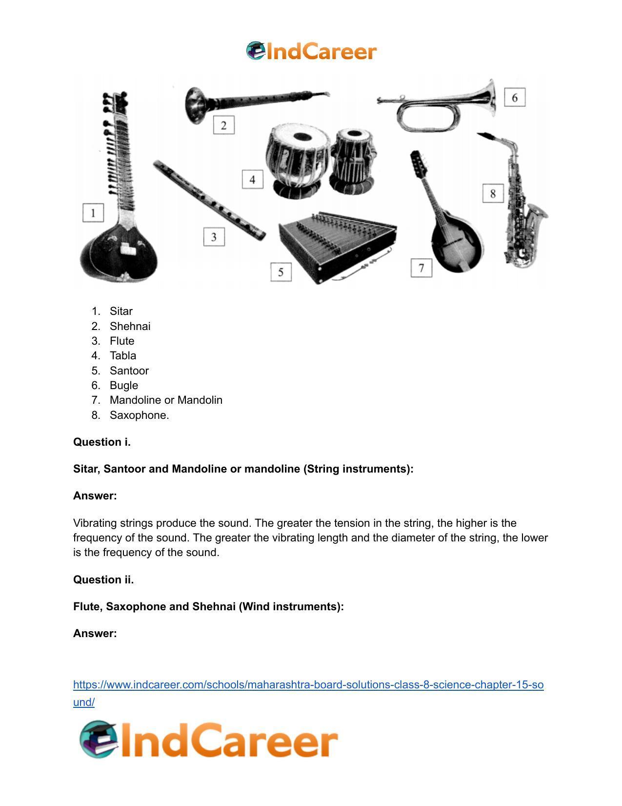 Maharashtra Board Solutions Class 8-Science: Chapter 15- Sound - Page 22