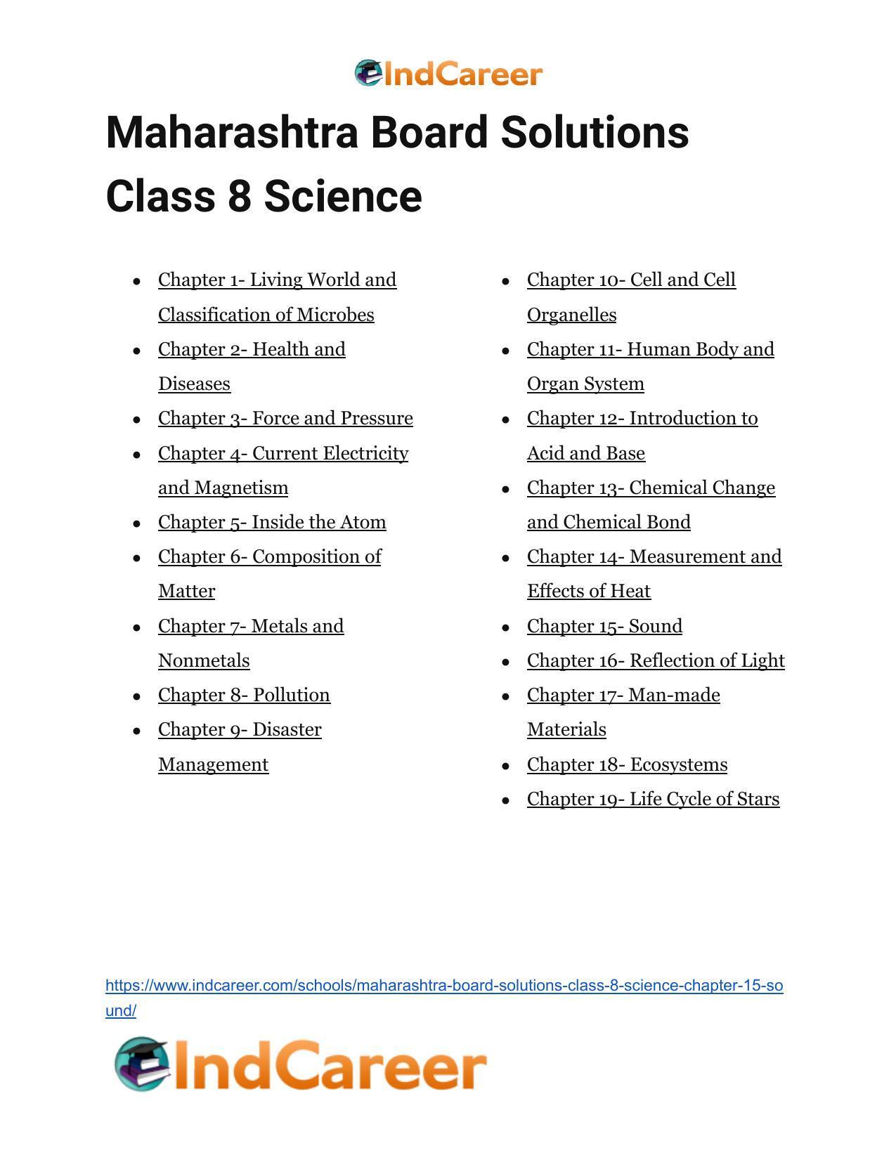 Maharashtra Board Solutions Class 8-Science: Chapter 15- Sound - Page 25