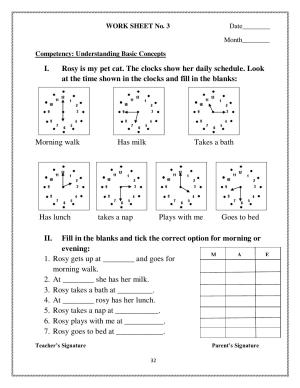 Worksheet for Class 3 Mathematics Assignment 47