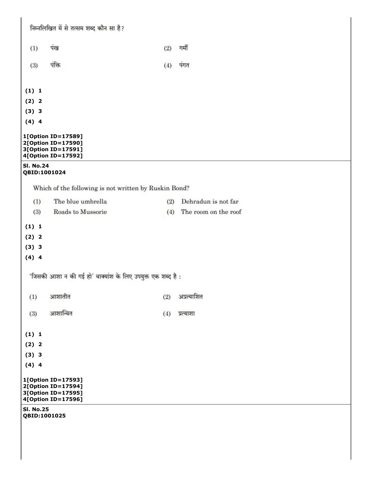 CUET (PG) 2022: PGQP-01 B.Ed (07-09-2022) Question Paper - Page 22