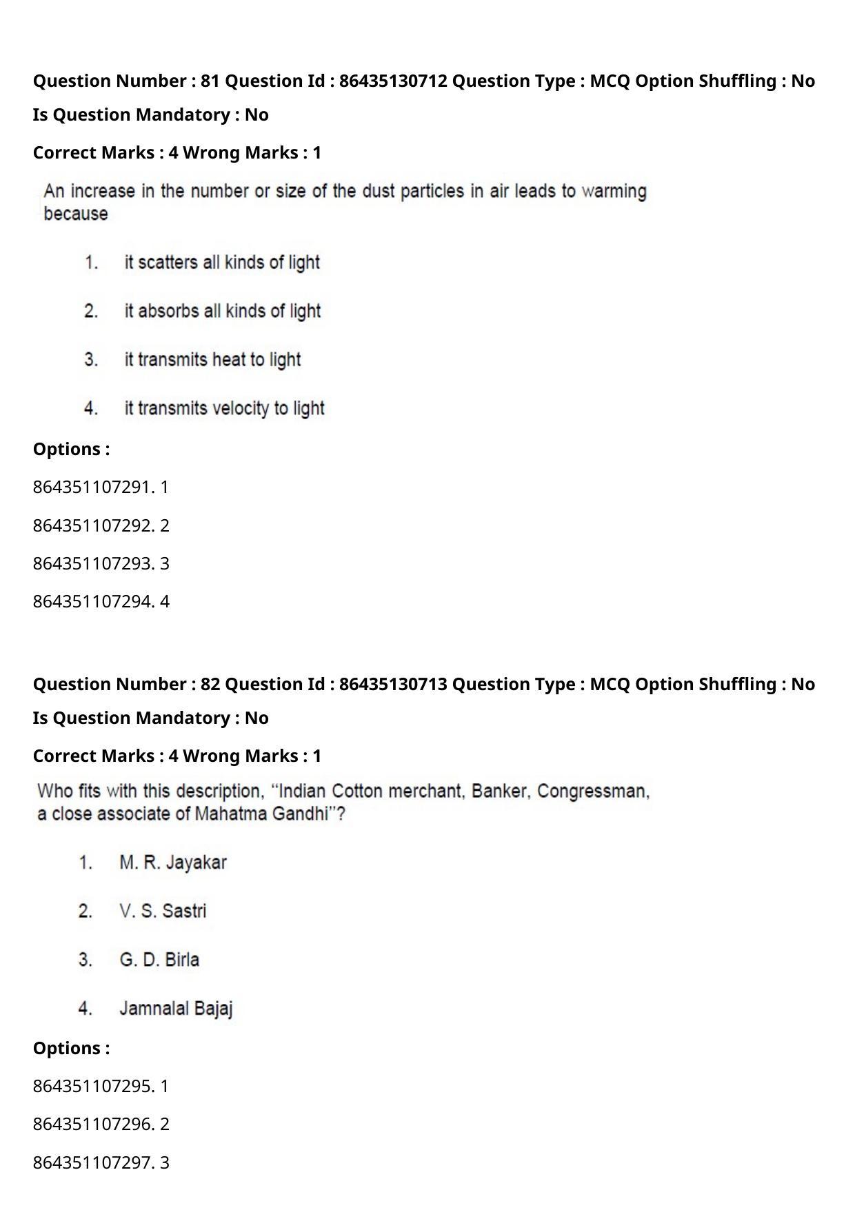  CUET PG 2021 PGQP40 Question Paper - Page 50