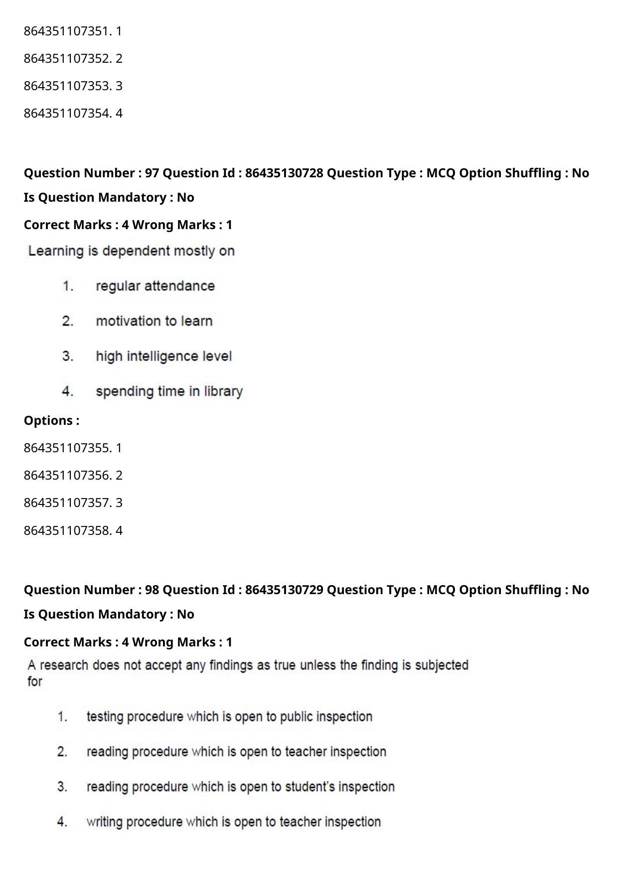  CUET PG 2021 PGQP40 Question Paper - Page 58