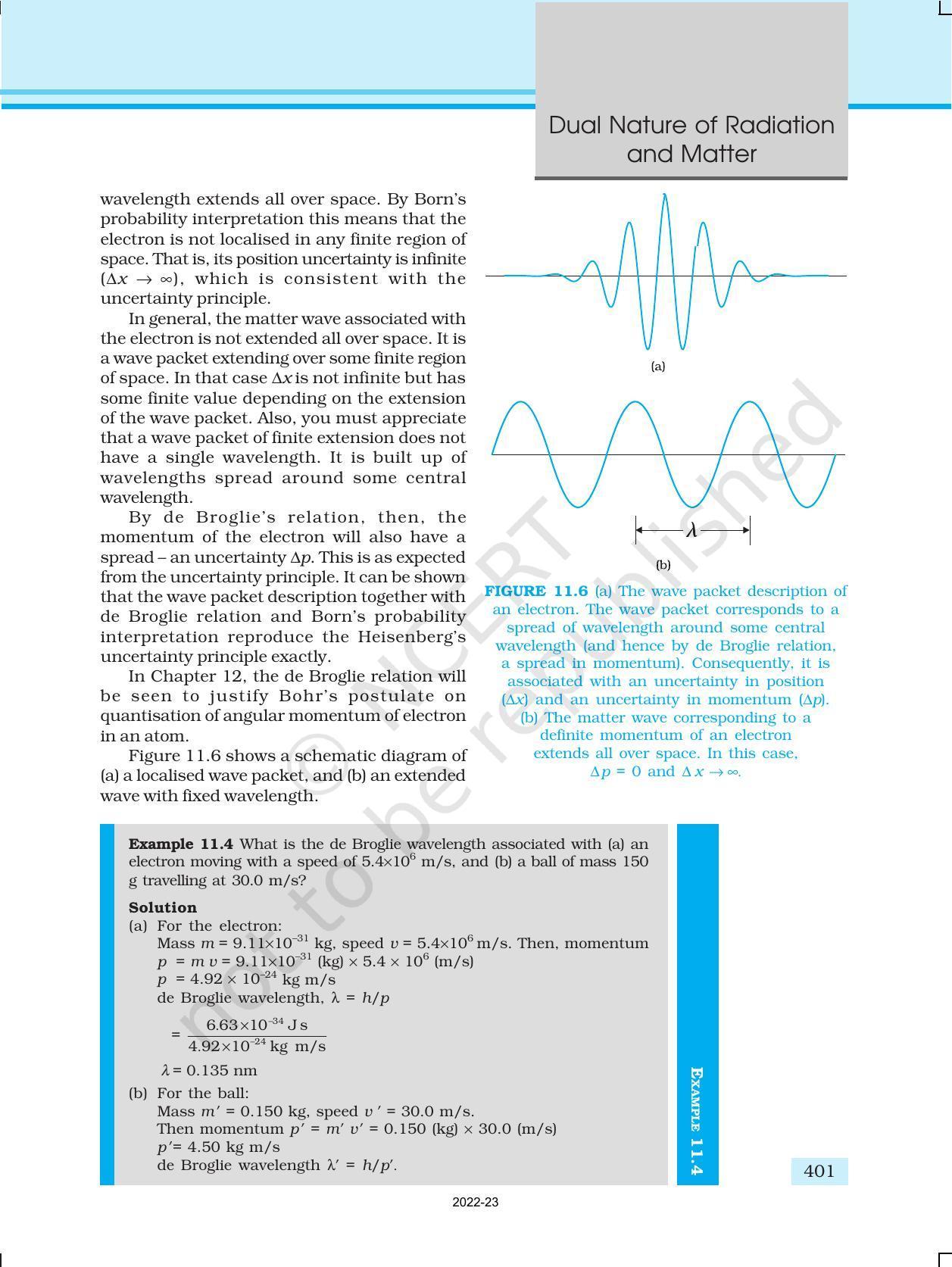 NCERT Book for Class 12 Physics Chapter 11 Dual Nature Of Radiation And Matter - Page 16