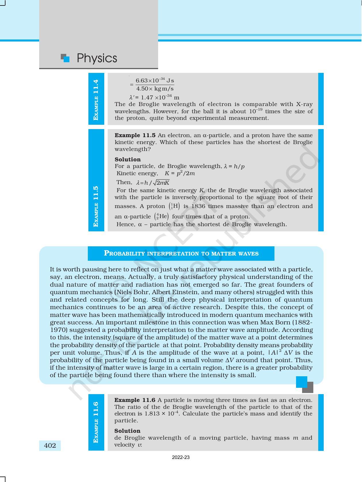 NCERT Book for Class 12 Physics Chapter 11 Dual Nature Of Radiation And Matter - Page 17