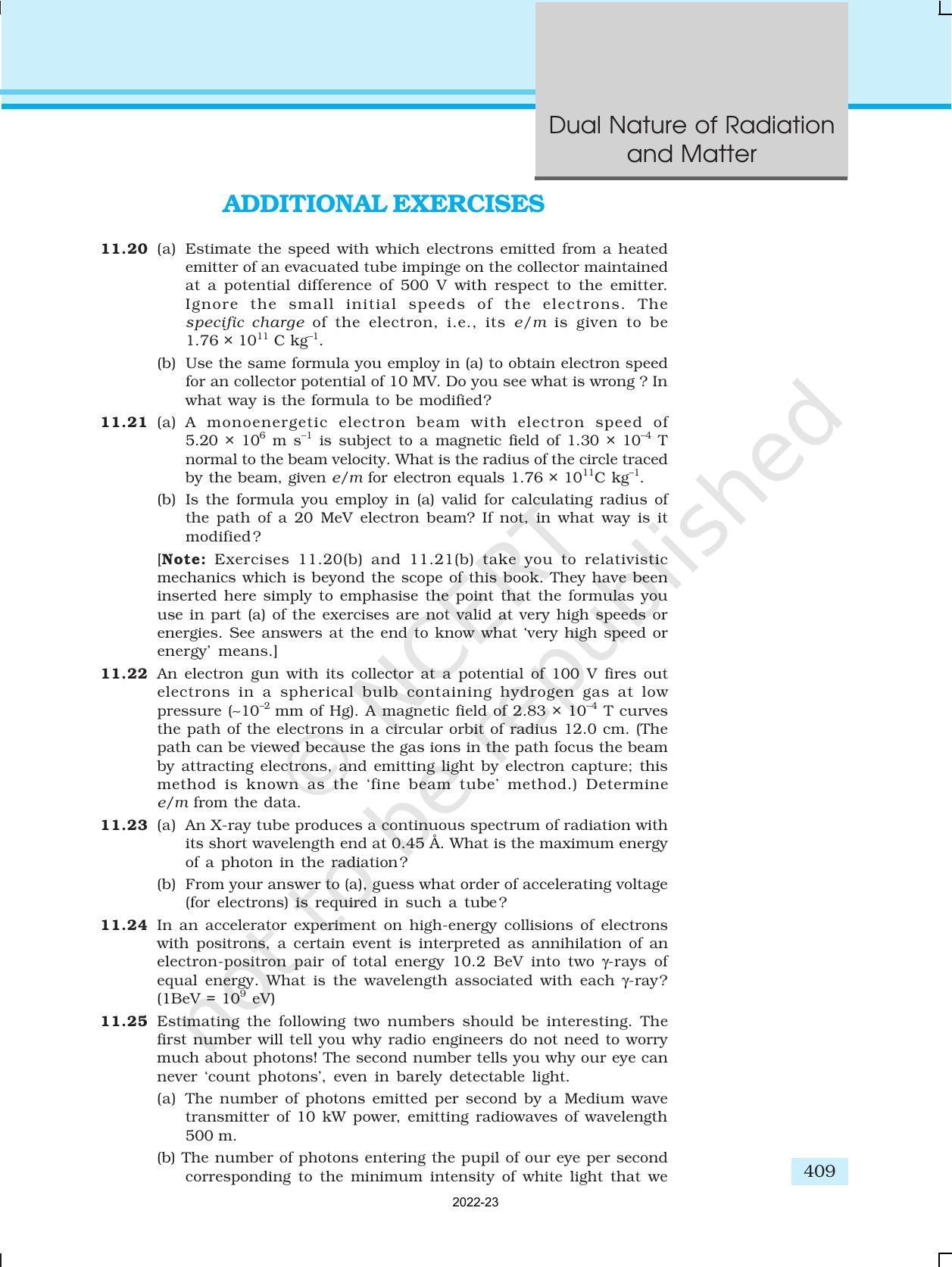 NCERT Book for Class 12 Physics Chapter 11 Dual Nature Of Radiation And Matter - Page 24