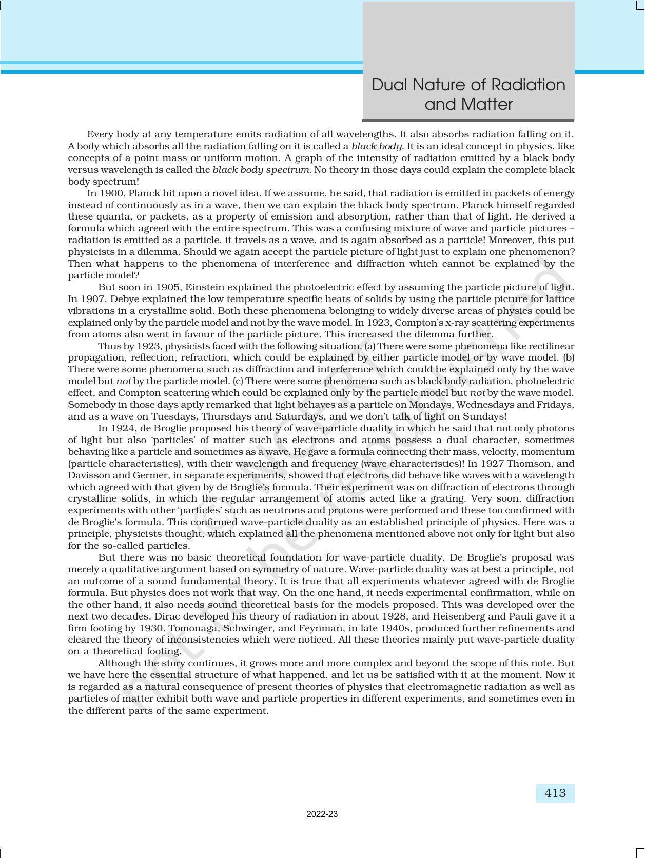 NCERT Book for Class 12 Physics Chapter 11 Dual Nature Of Radiation And Matter - Page 28