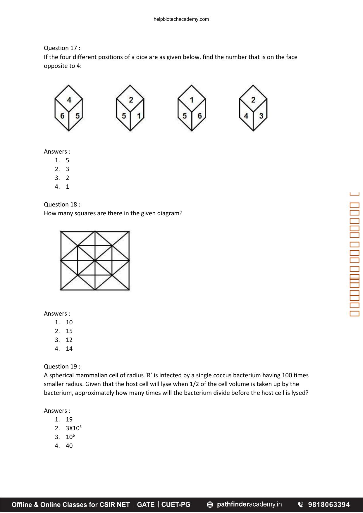 BET 2018 Question Paper - Page 5