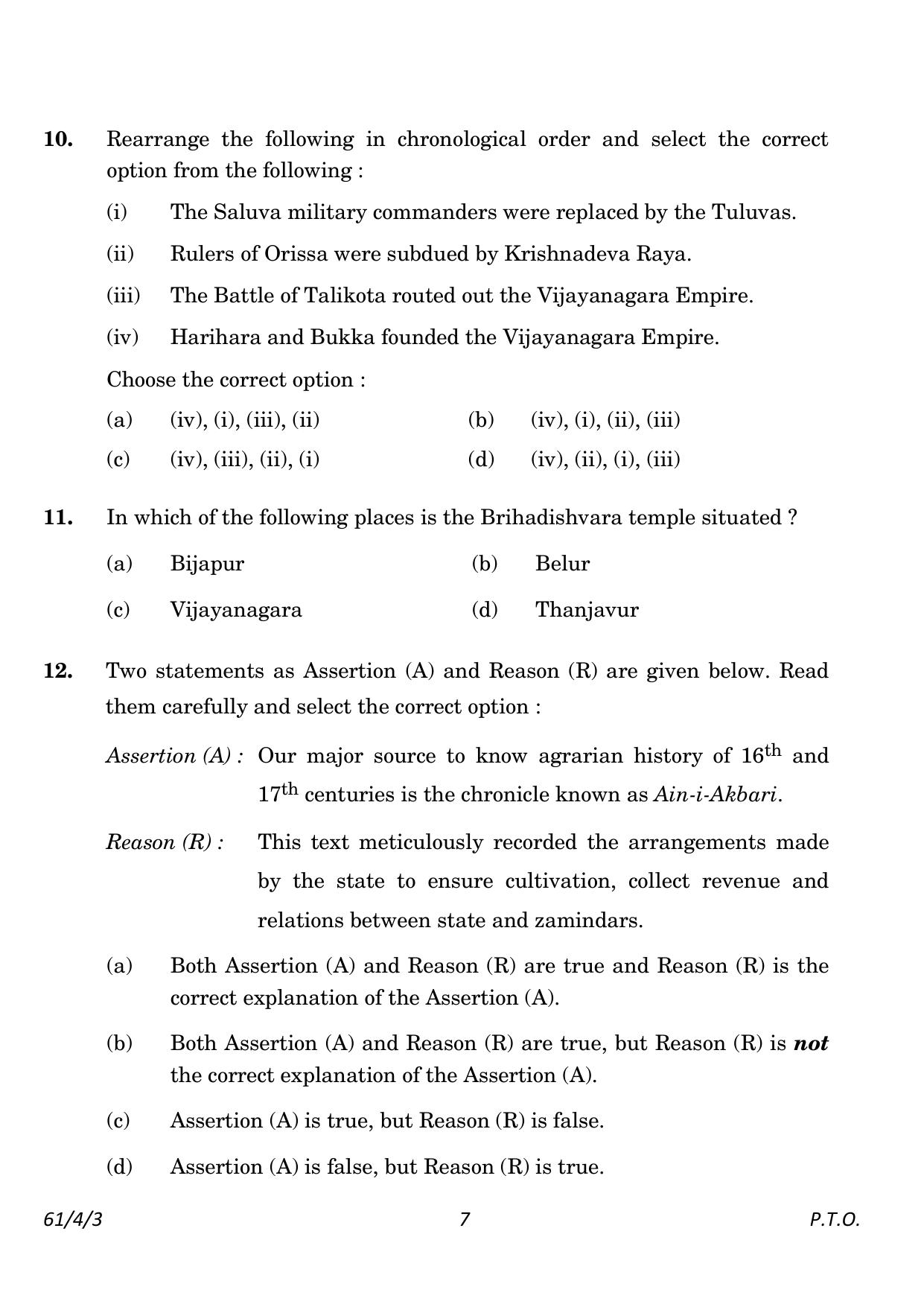 CBSE Class 12 61-4-3 History 2023 Question Paper - Page 7