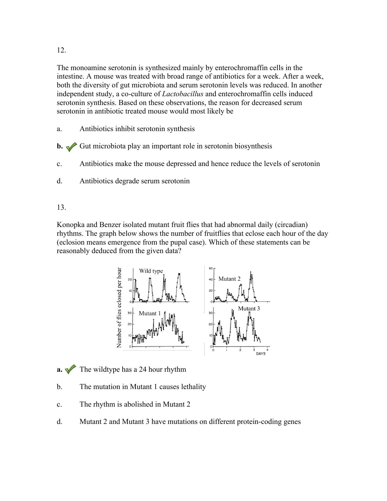 JGEEBILS Biology Question Paper 2019 - Page 23