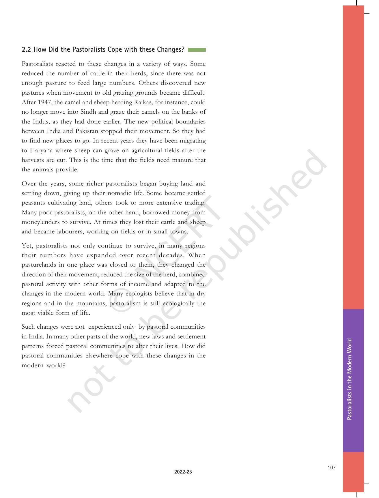 NCERT Book for Class 9 History Chapter 5 Pastoralists in the Modern World - Page 11