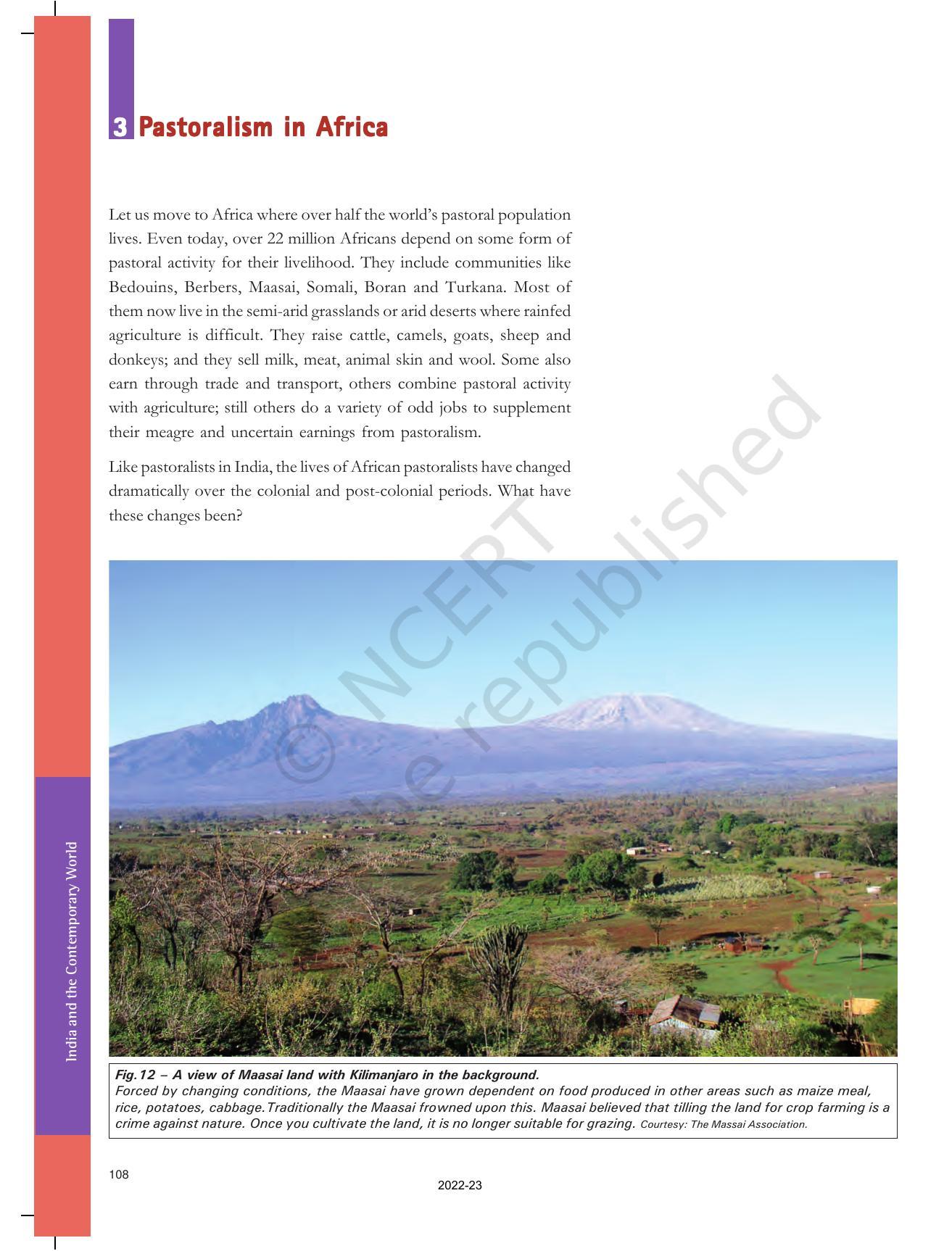 NCERT Book for Class 9 History Chapter 5 Pastoralists in the Modern World - Page 12